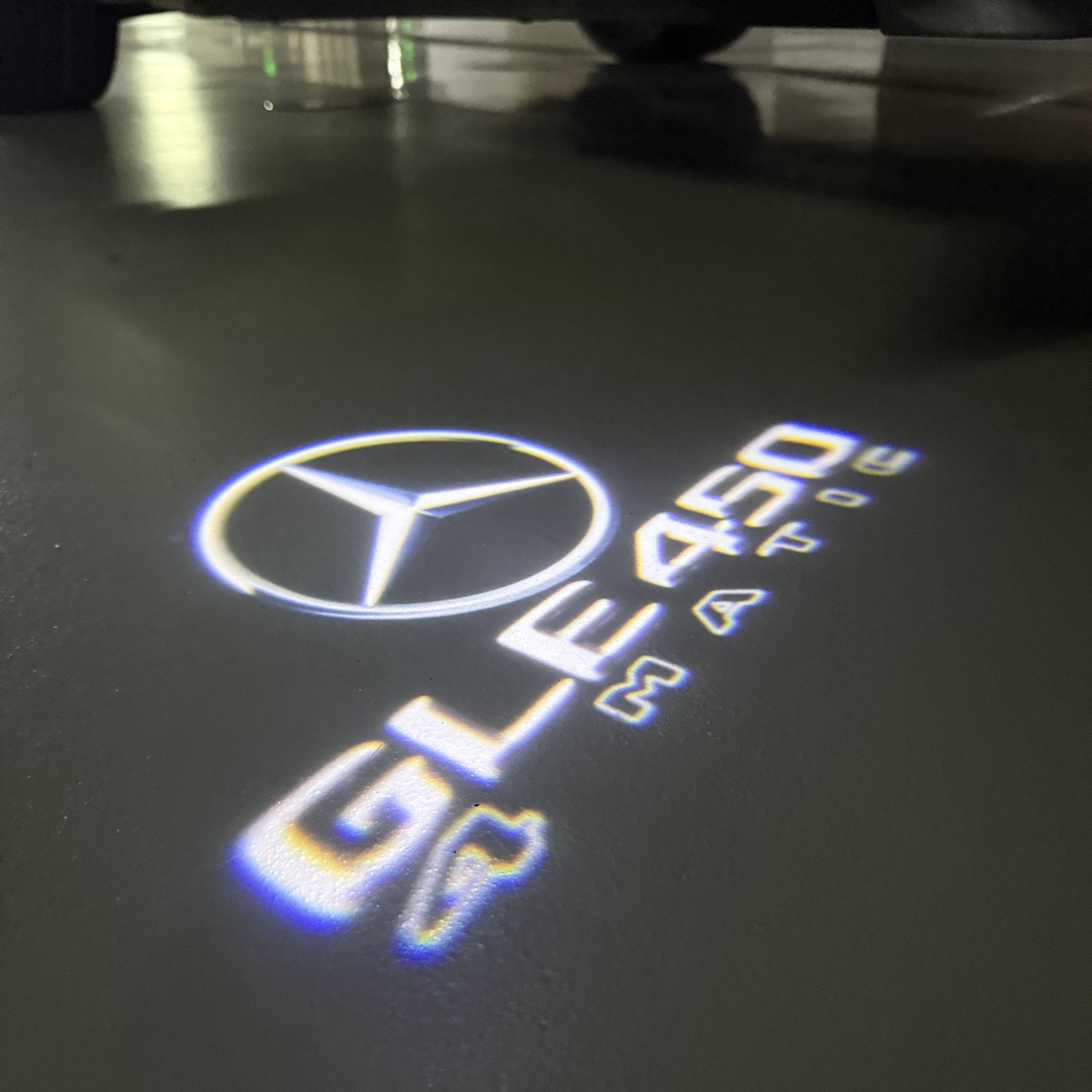 MERCEDES BENZ LOGO PROJECTOT LIGHTS Nr.03 (Menge 1 = 1 Sätze/2 Türleuchten)