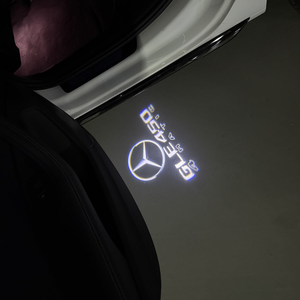 MERCEDES BENZ LOGO PROJECTOT LIGHTS Nr.03 (Menge 1 = 1 Sätze/2 Türleuchten)