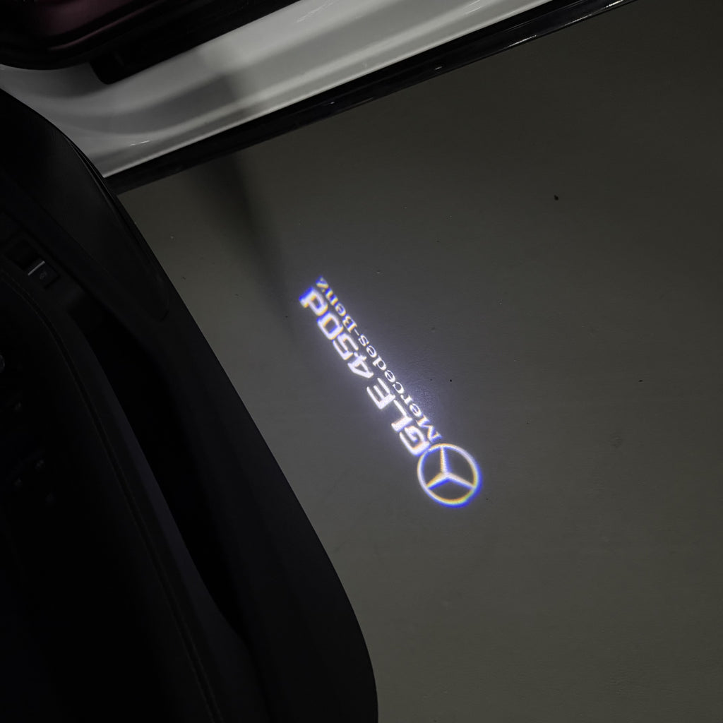MERCEDES BENZ LOGO PROJECTOT LIGHTS Nr.03 (Menge 1 = 1 Sätze/2 Türleuchten)
