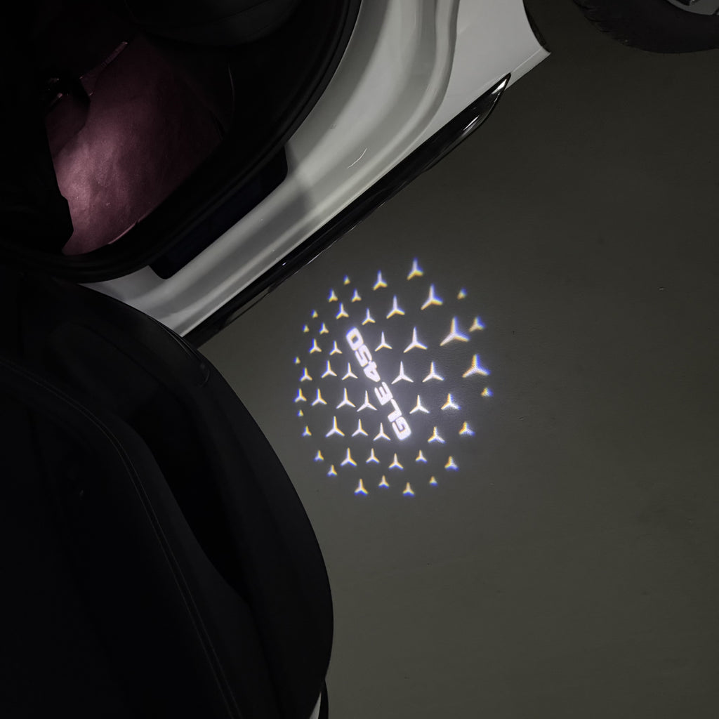 MERCEDES BENZ LOGO PROJECTOT LIGHTS Nr.03 (Menge 1 = 1 Sätze/2 Türleuchten)