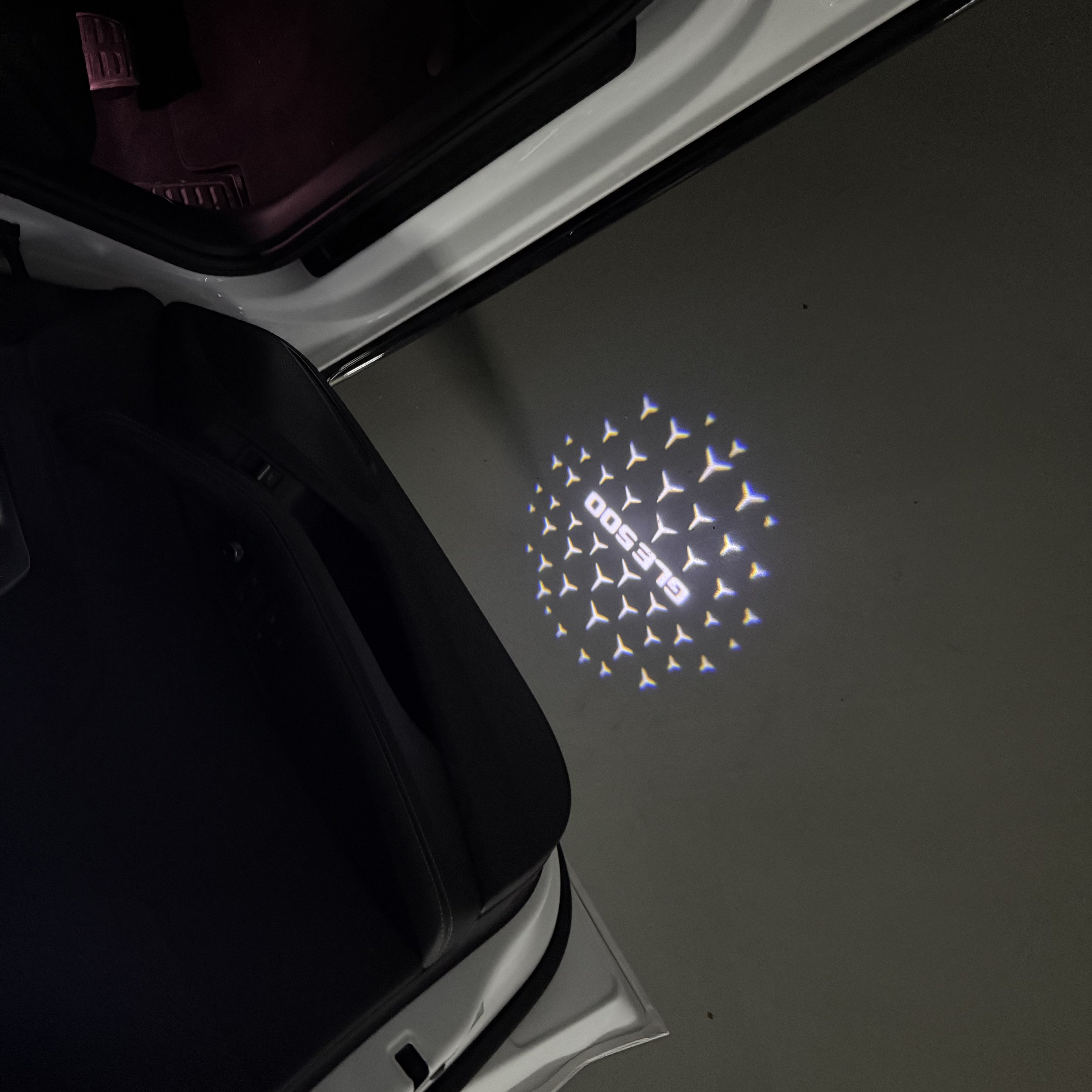 MERCEDES BENZ LOGO PROJECTOT LIGHTS Nr.03 (Menge 1 = 1 Sätze/2 Türleuchten)