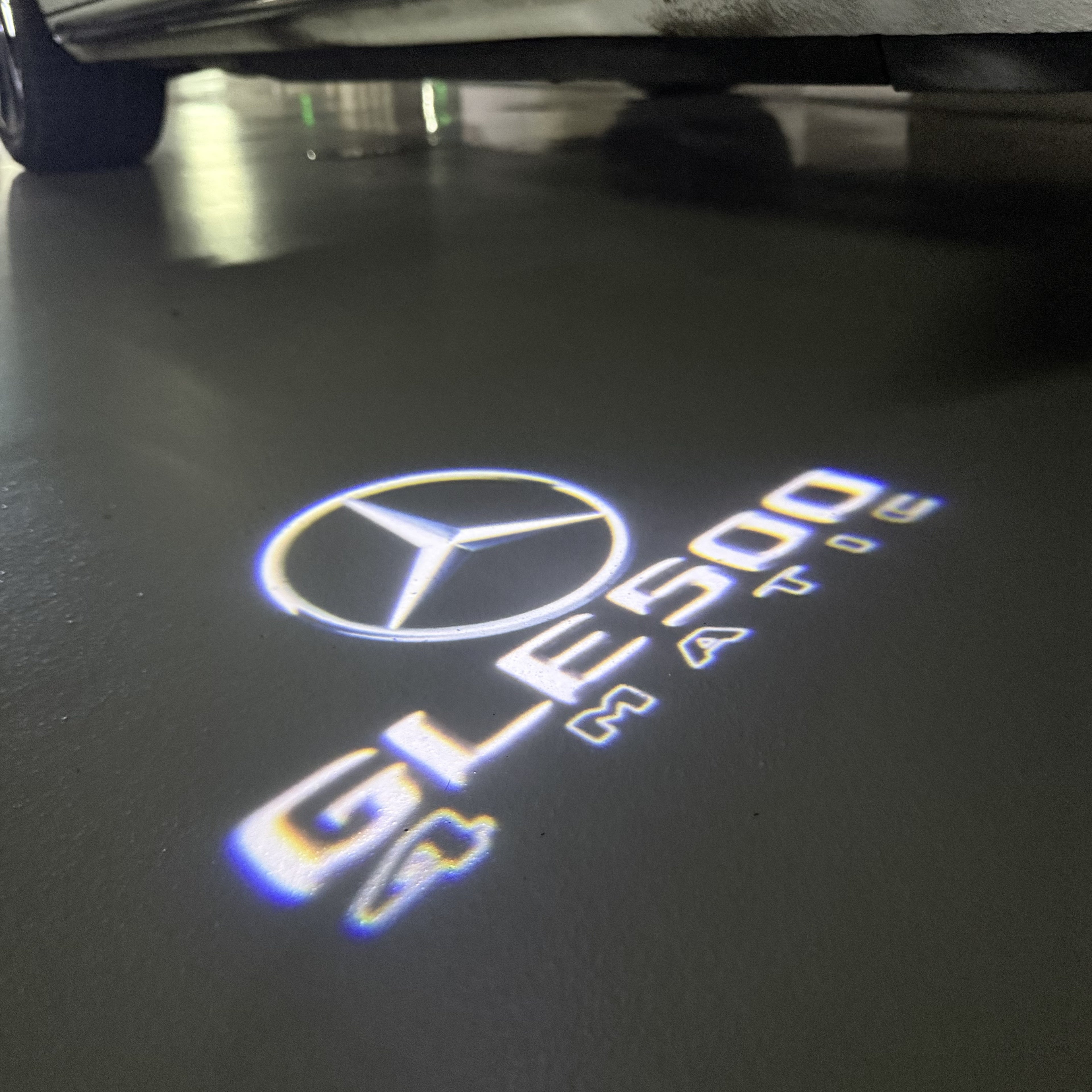 MERCEDES BENZ LOGO PROJECTOT LIGHTS Nr.03 (Menge 1 = 1 Sätze/2 Türleuchten)