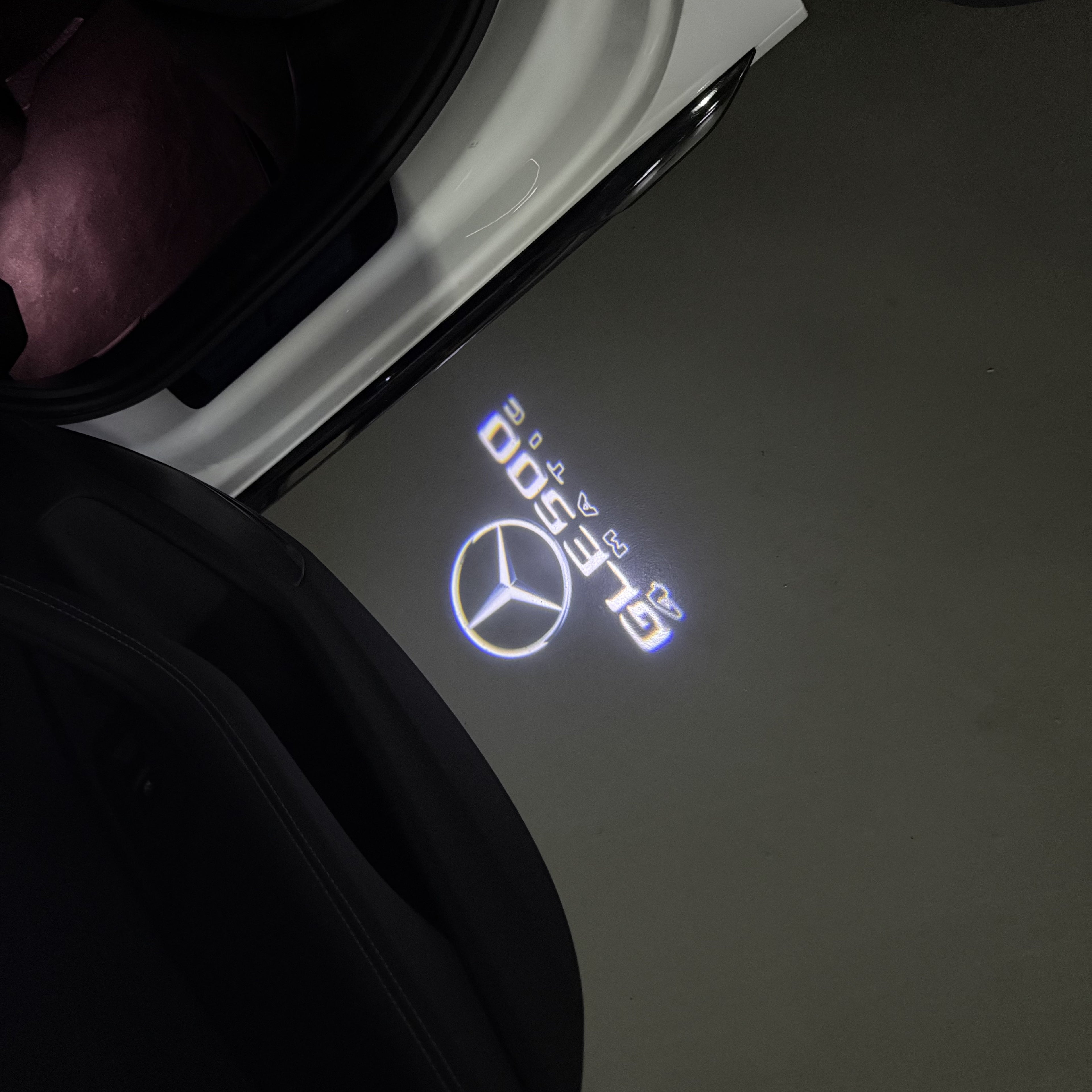 MERCEDES BENZ LOGO PROJECTOT LIGHTS Nr.03 (Menge 1 = 1 Sätze/2 Türleuchten)