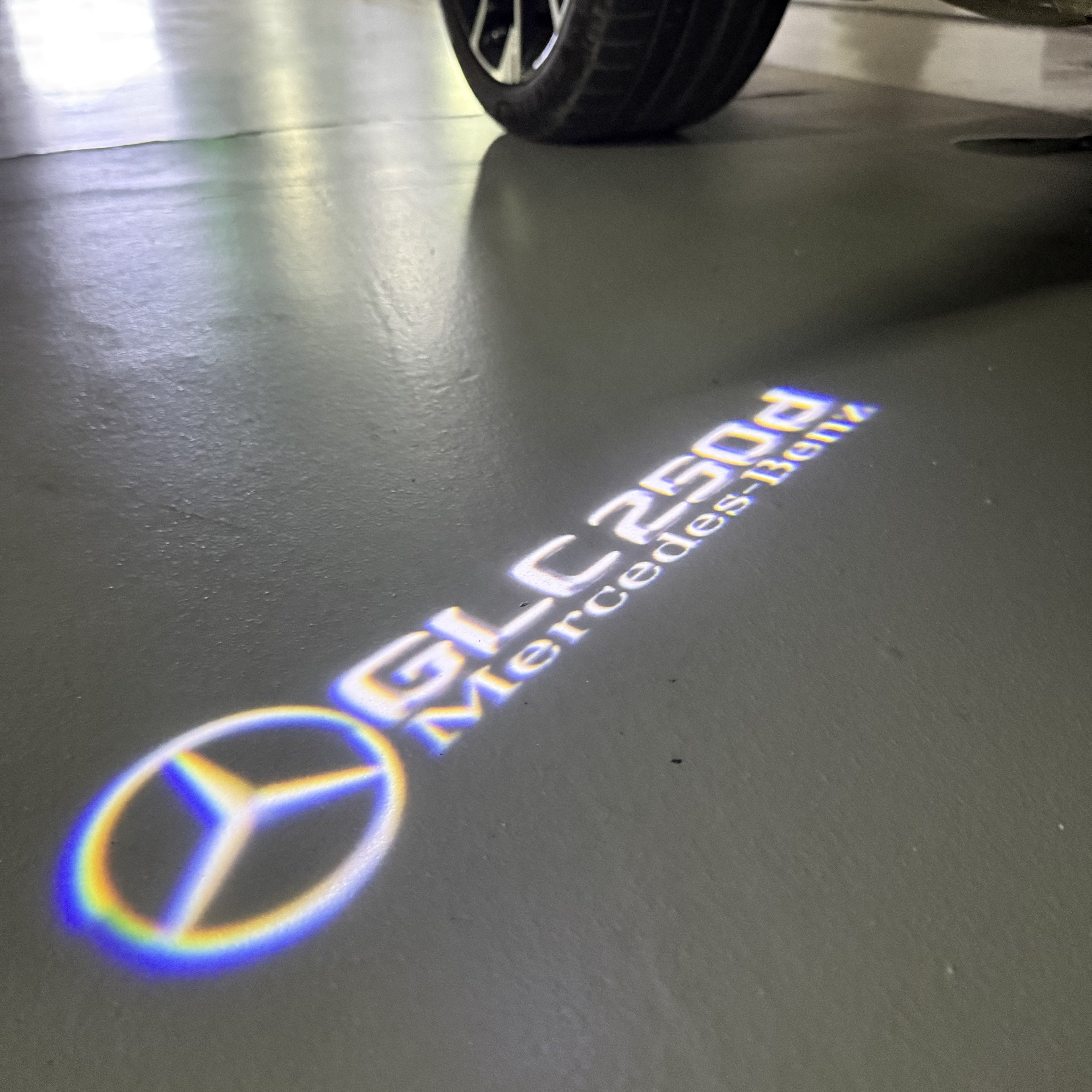 MERCEDES BENZ LOGO PROJECTOT LIGHTS Nr.03 (Menge 1 = 1 Sätze/2 Türleuchten)
