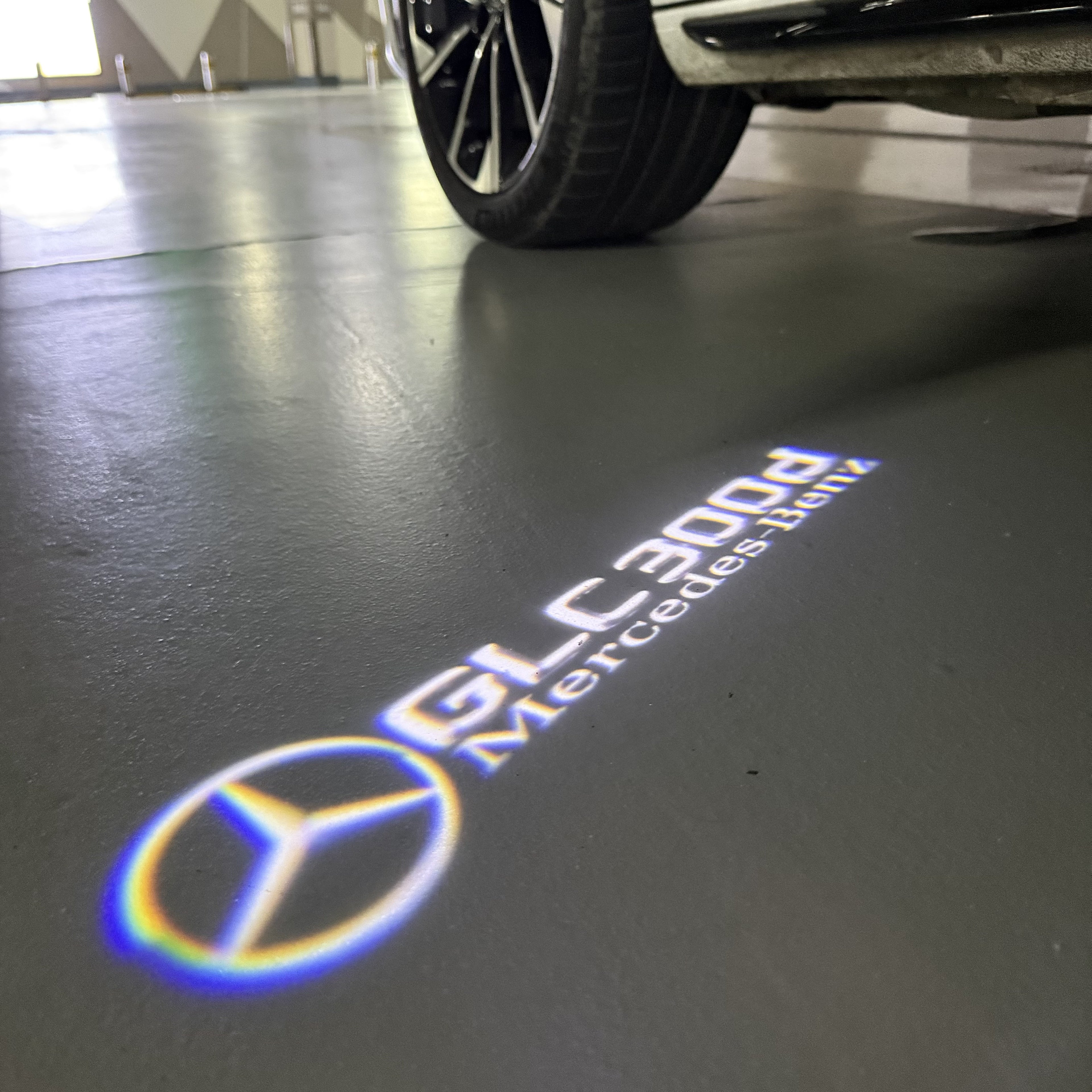 MERCEDES BENZ LOGO PROJECTOT LIGHTS Nr.03 (Menge 1 = 1 Sätze/2 Türleuchten)