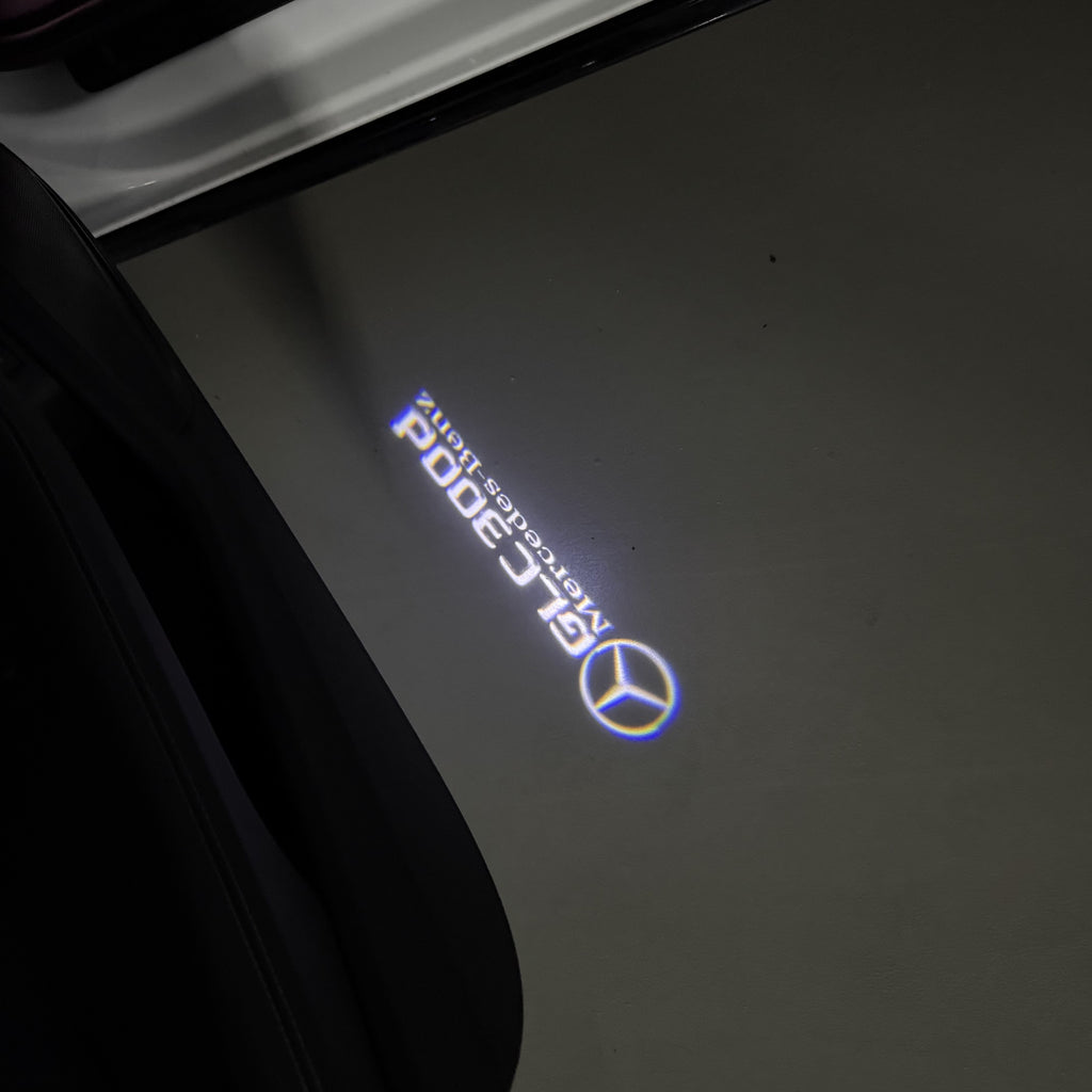 MERCEDES BENZ LOGO PROJECTOT LIGHTS Nr.03 (Menge 1 = 1 Sätze/2 Türleuchten)