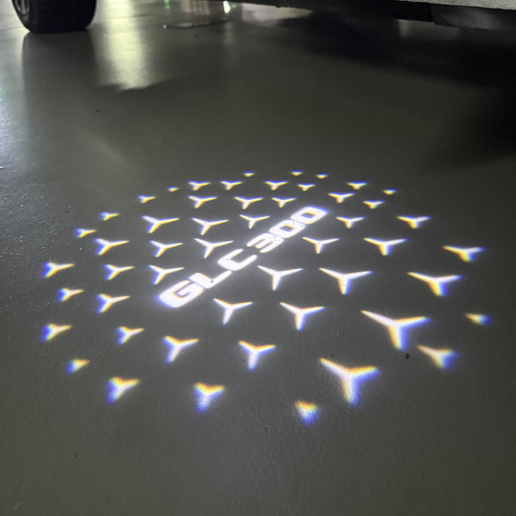 MERCEDES BENZ LOGO PROJECTOT LIGHTS Nr.03 (Menge 1 = 1 Sätze/2 Türleuchten)