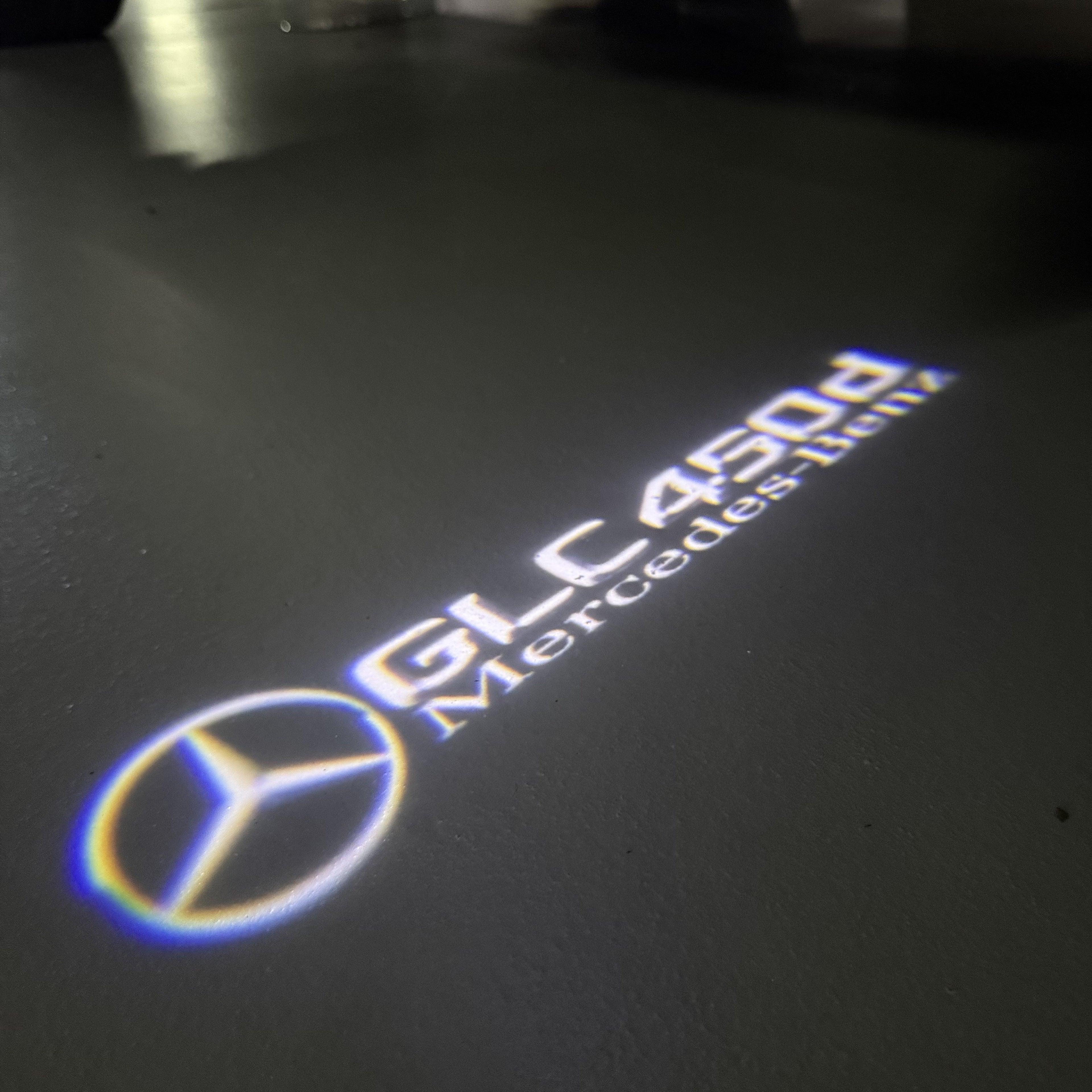 MERCEDES BENZ LOGO PROJECTOT LIGHTS Nr.03 (Menge 1 = 1 Sätze/2 Türleuchten)