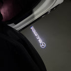 LUCI PROIETTORI LOGO MERCEDES BENZ Nr.03 (quantità 1 = 1 set / 2 luci porta)