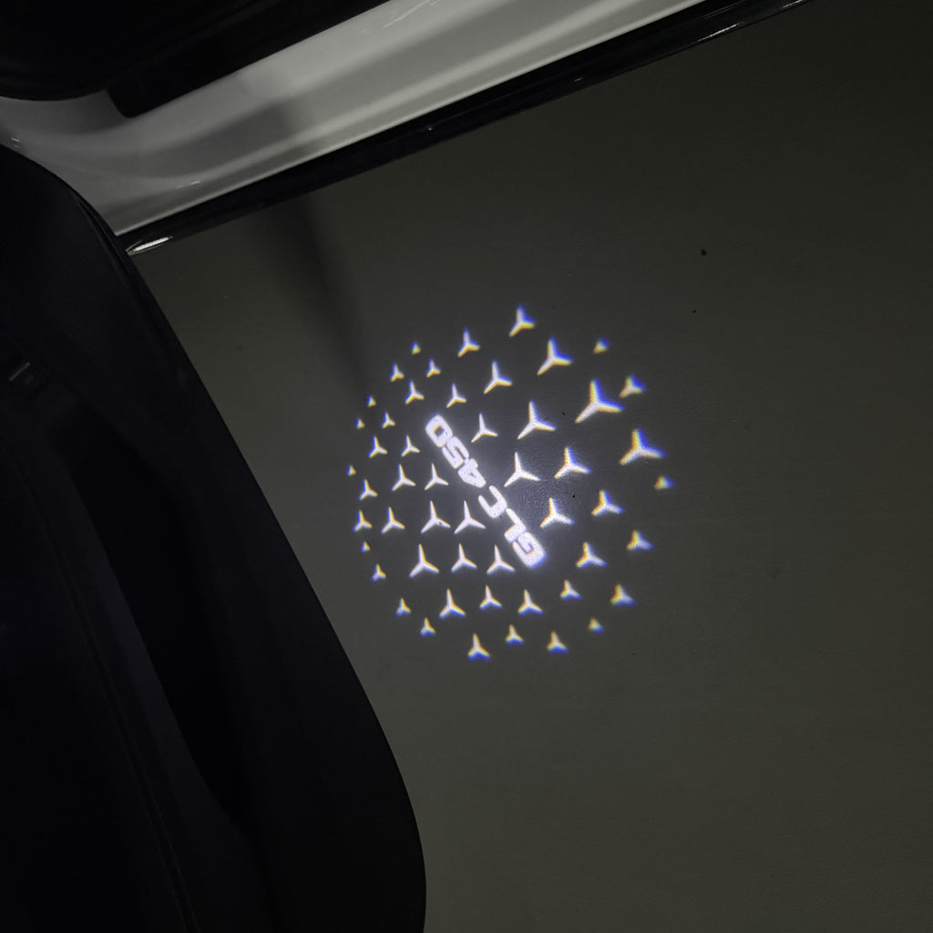 MERCEDES BENZ LOGO PROJECTOT LIGHTS Nr.03 (Menge 1 = 1 Sätze/2 Türleuchten)