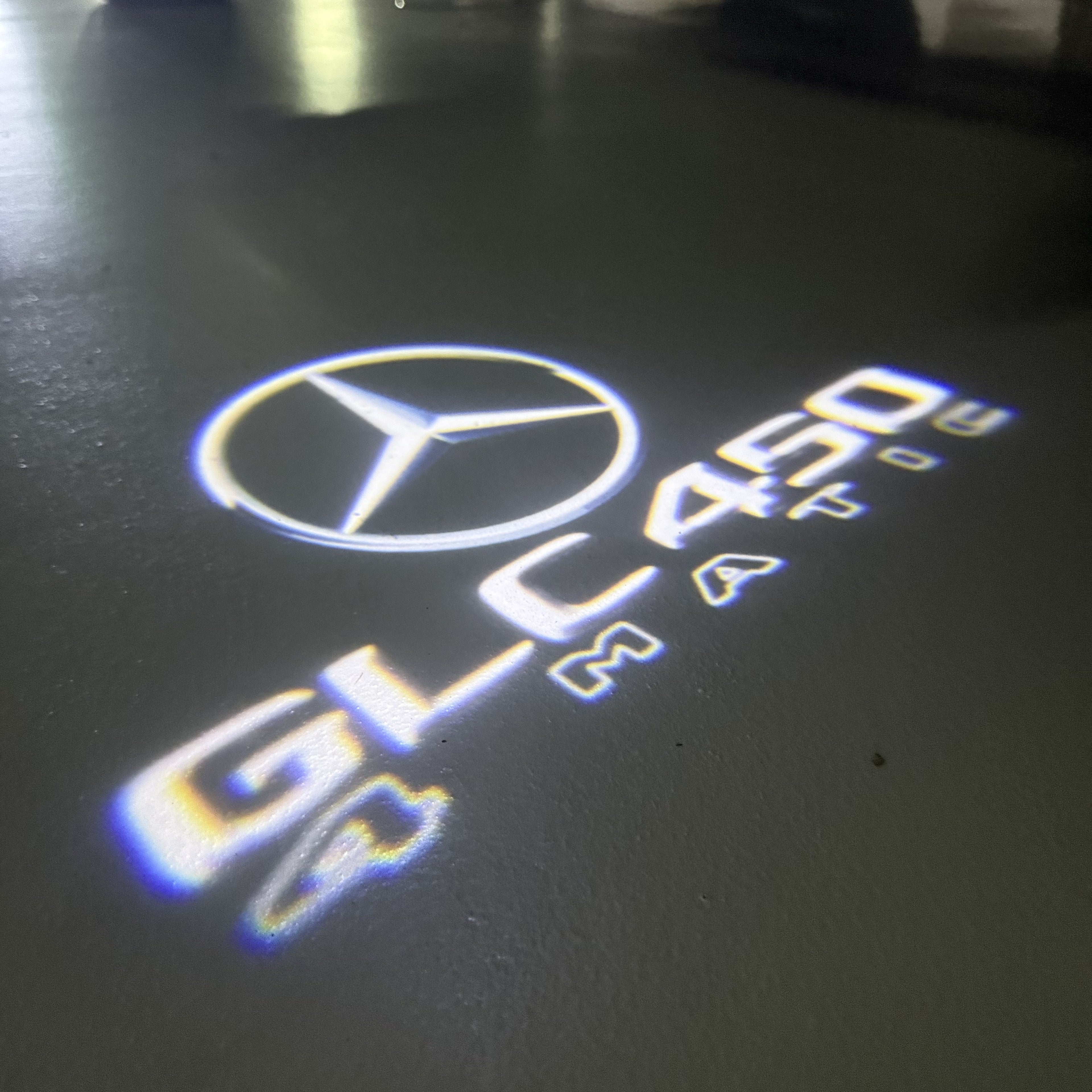 MERCEDES BENZ LOGO PROJECTOT LIGHTS Nr.03 (Menge 1 = 1 Sätze/2 Türleuchten)