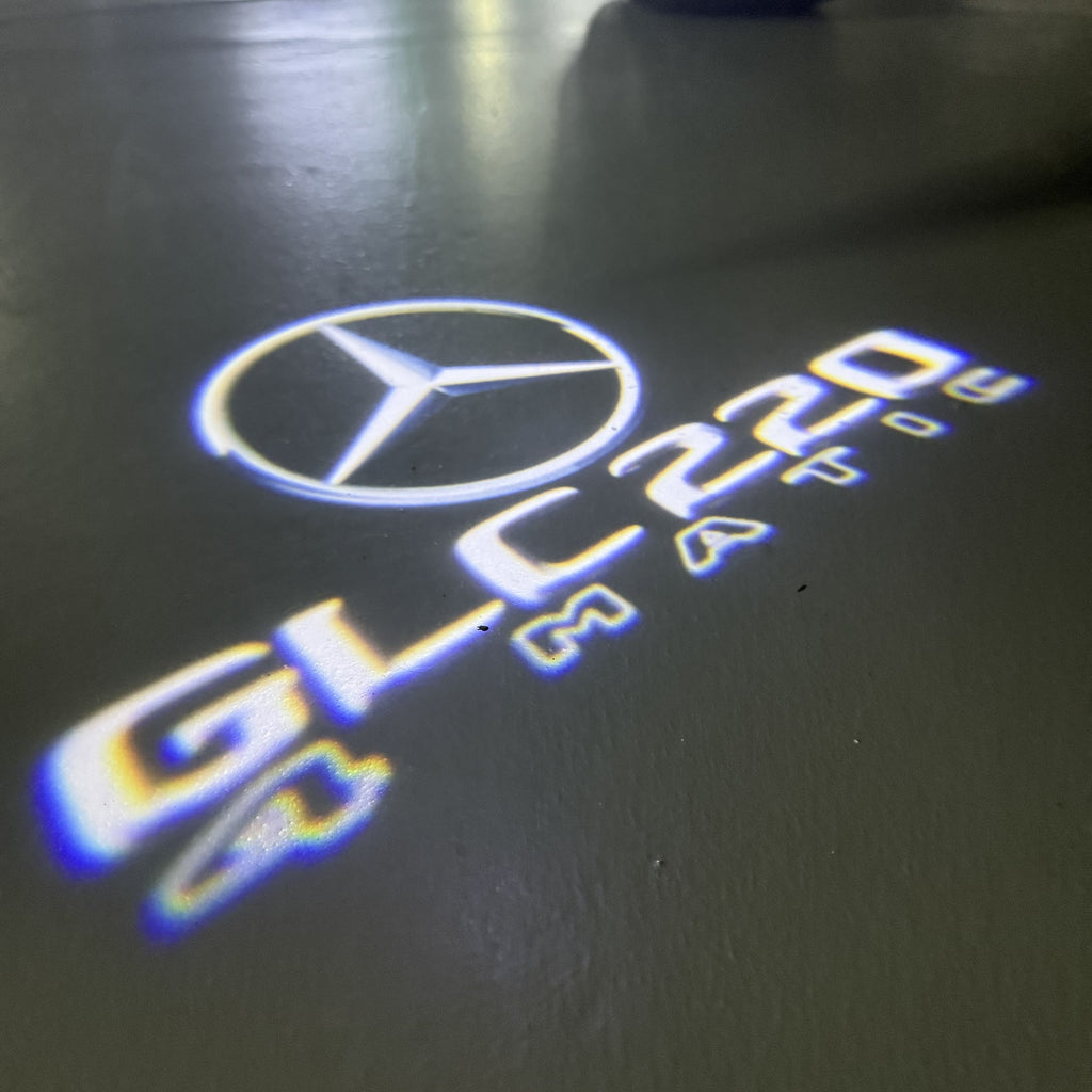 MERCEDES BENZ LOGO PROJECTOT LIGHTS Nr.03 (Menge 1 = 1 Sätze/2 Türleuchten)