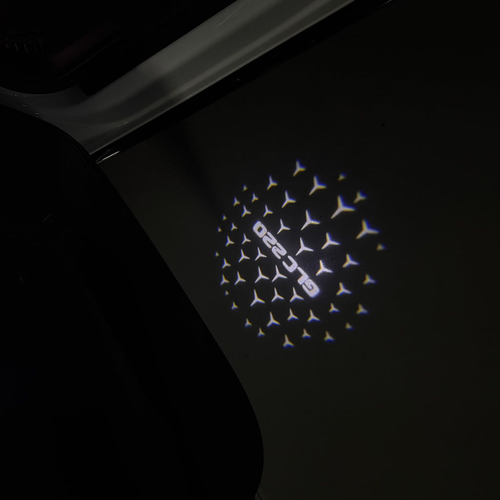 MERCEDES BENZ LOGO PROJECTOT LIGHTS Nr.03 (Menge 1 = 1 Sätze/2 Türleuchten)