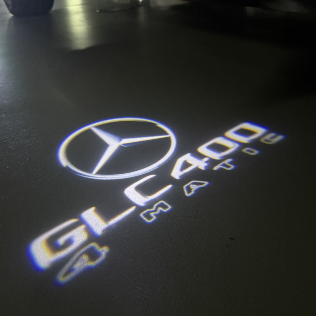 MERCEDES BENZ LOGO PROJECTOT LIGHTS Nr.03 (Menge 1 = 1 Sätze/2 Türleuchten)