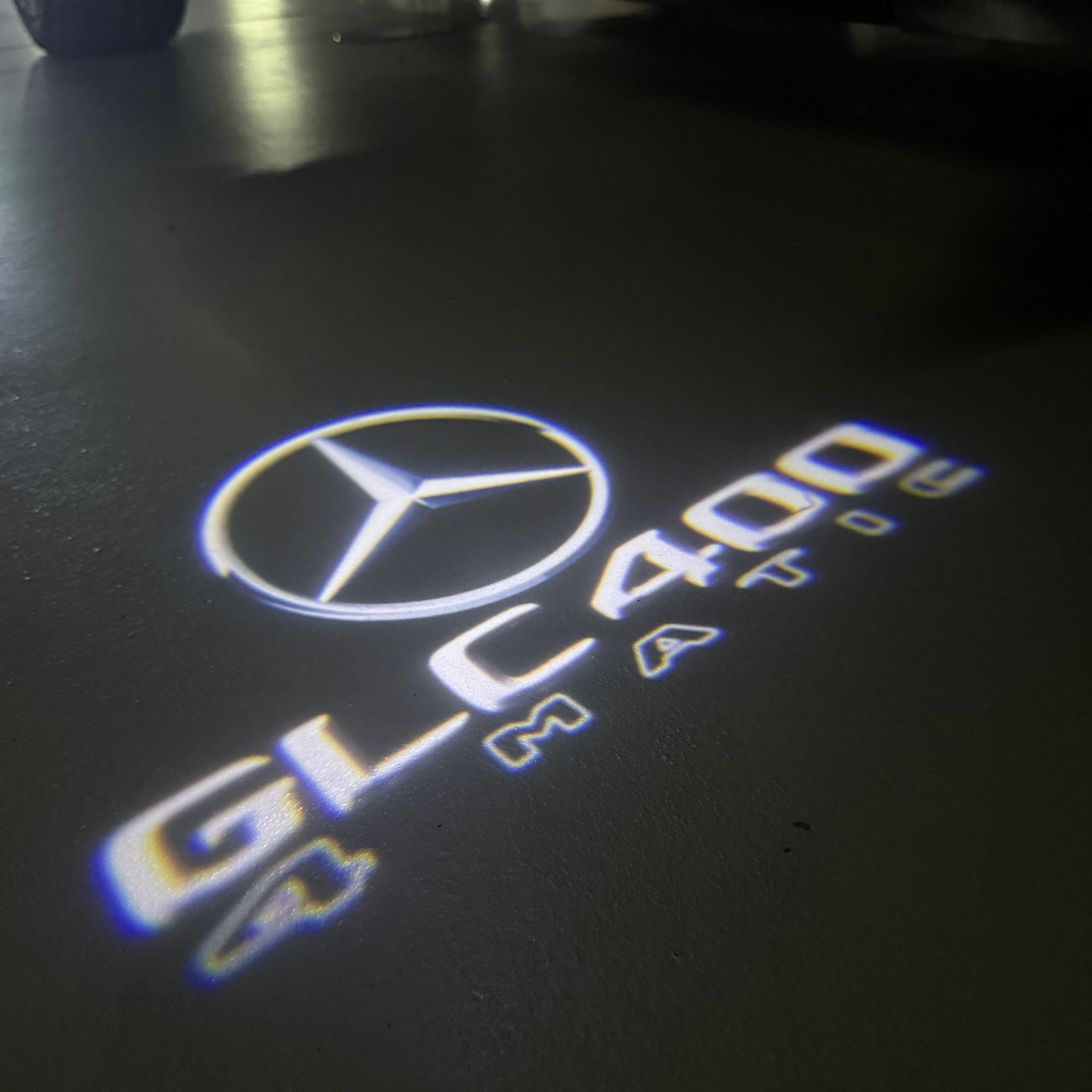 MERCEDES BENZ LOGO PROJECTOT LIGHTS Nr.03 (Menge 1 = 1 Sätze/2 Türleuchten)