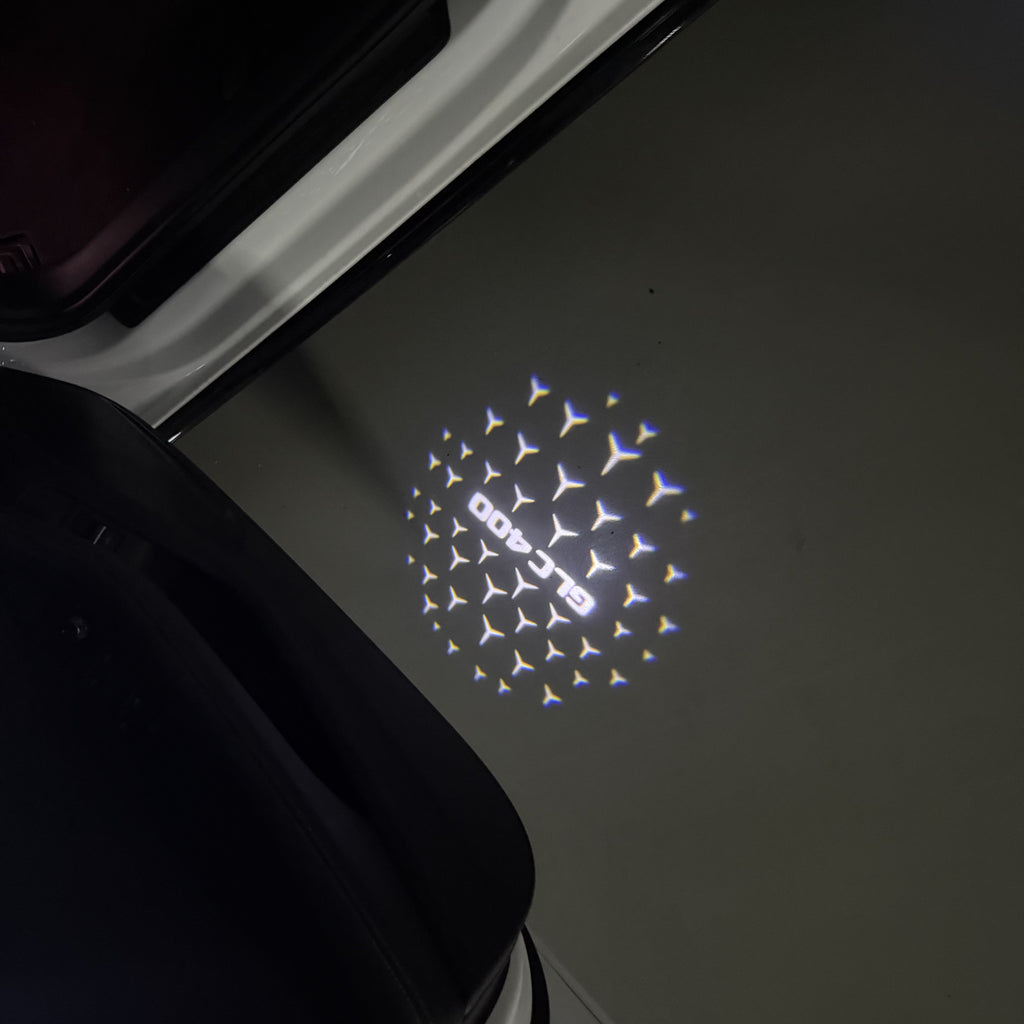 MERCEDES BENZ LOGO PROJECTOT LIGHTS Nr.03 (Menge 1 = 1 Sätze/2 Türleuchten)