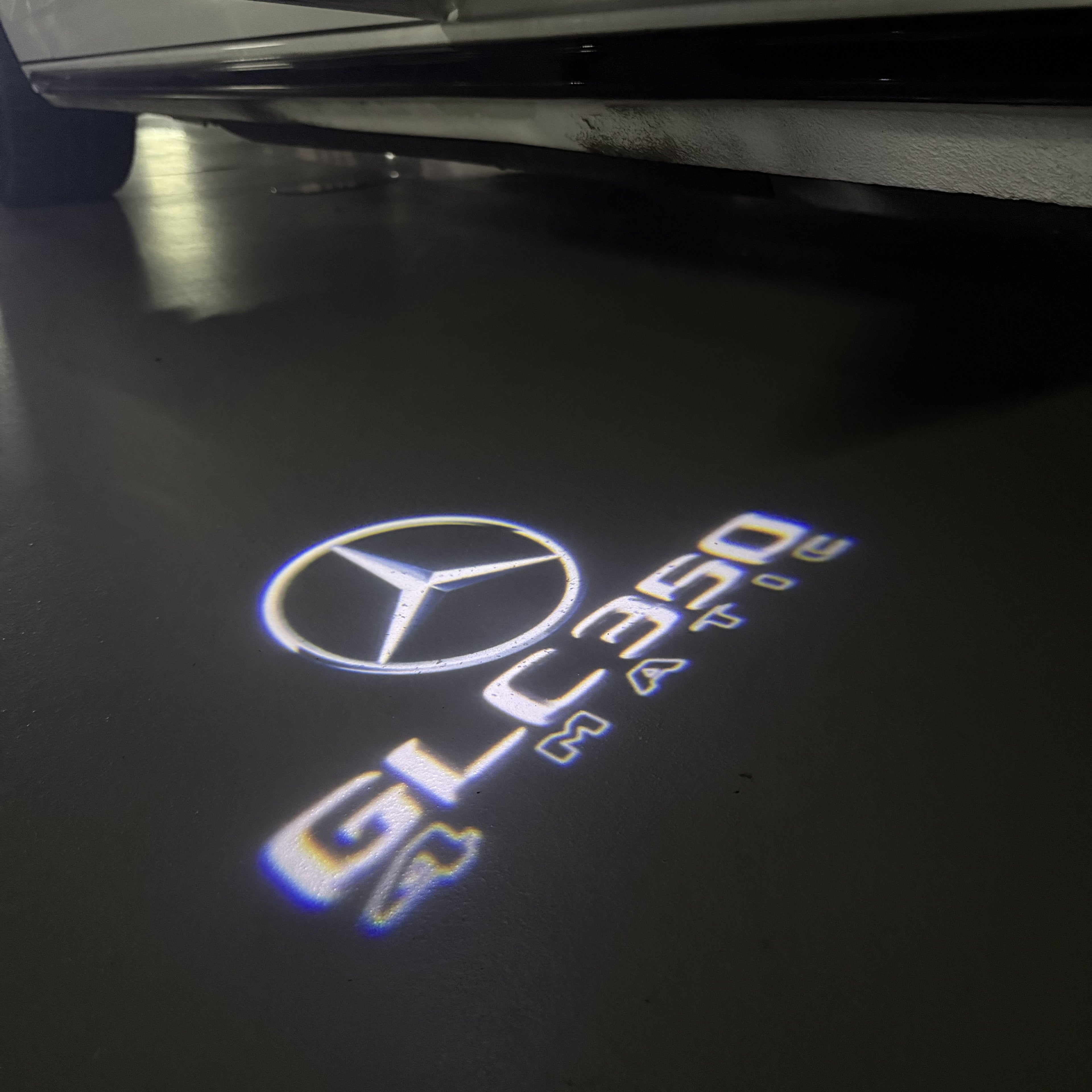 MERCEDES BENZ LOGO PROJECTOT LIGHTS Nr.03 (Menge 1 = 1 Sätze/2 Türleuchten)