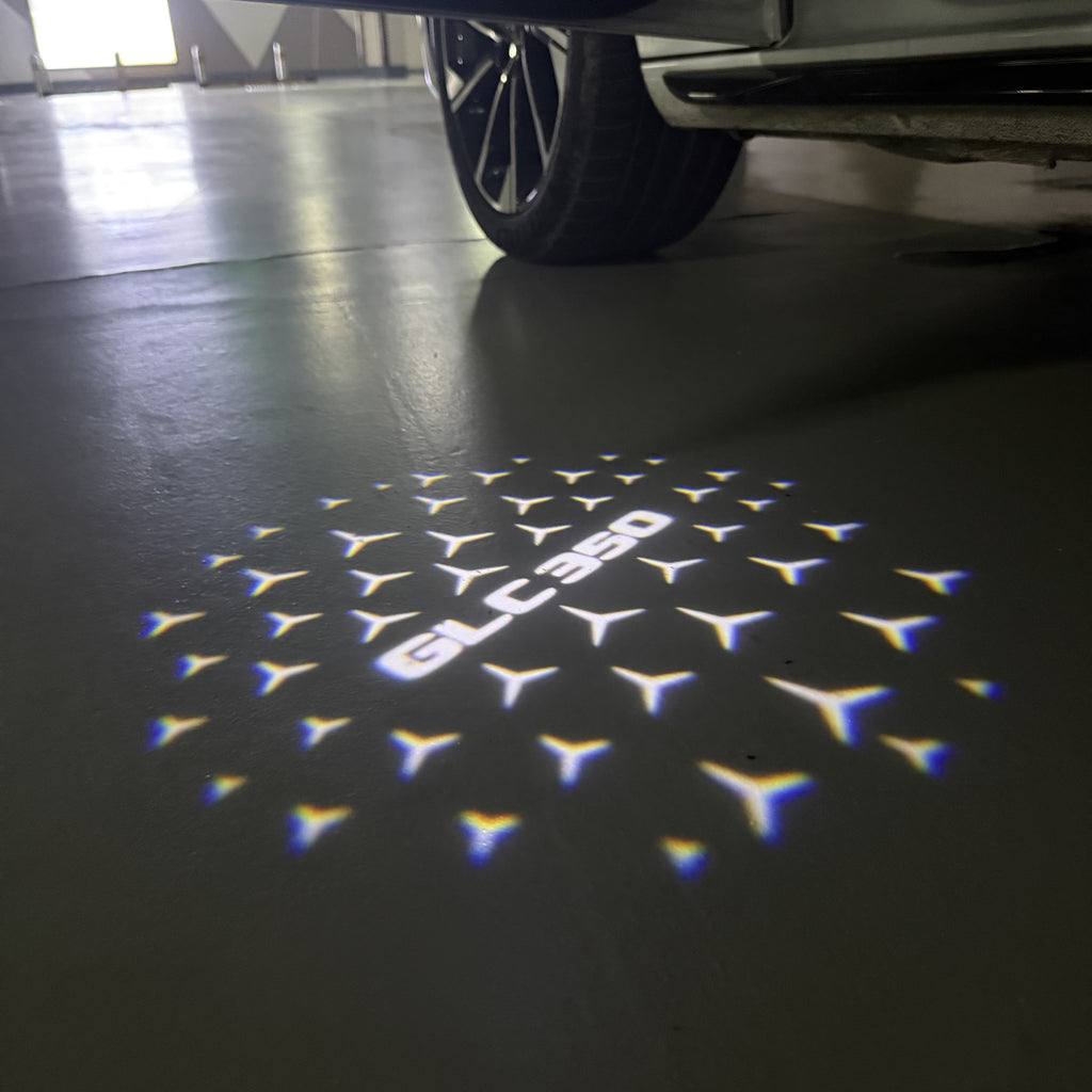 MERCEDES BENZ LOGO PROJECTOT LIGHTS Nr.03 (Menge 1 = 1 Sätze/2 Türleuchten)