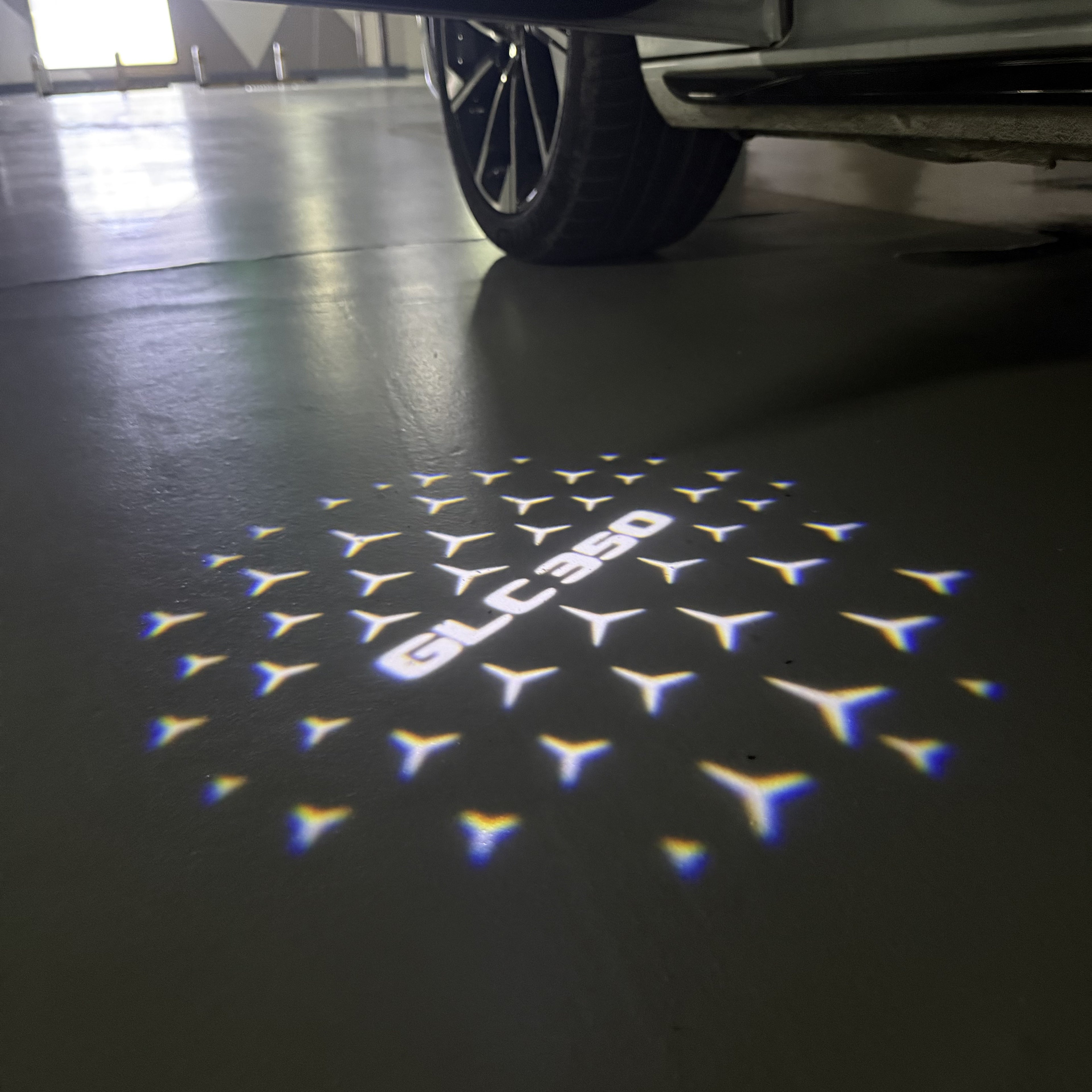 MERCEDES BENZ LOGO PROJECTOT LIGHTS Nr.03 (Menge 1 = 1 Sätze/2 Türleuchten)
