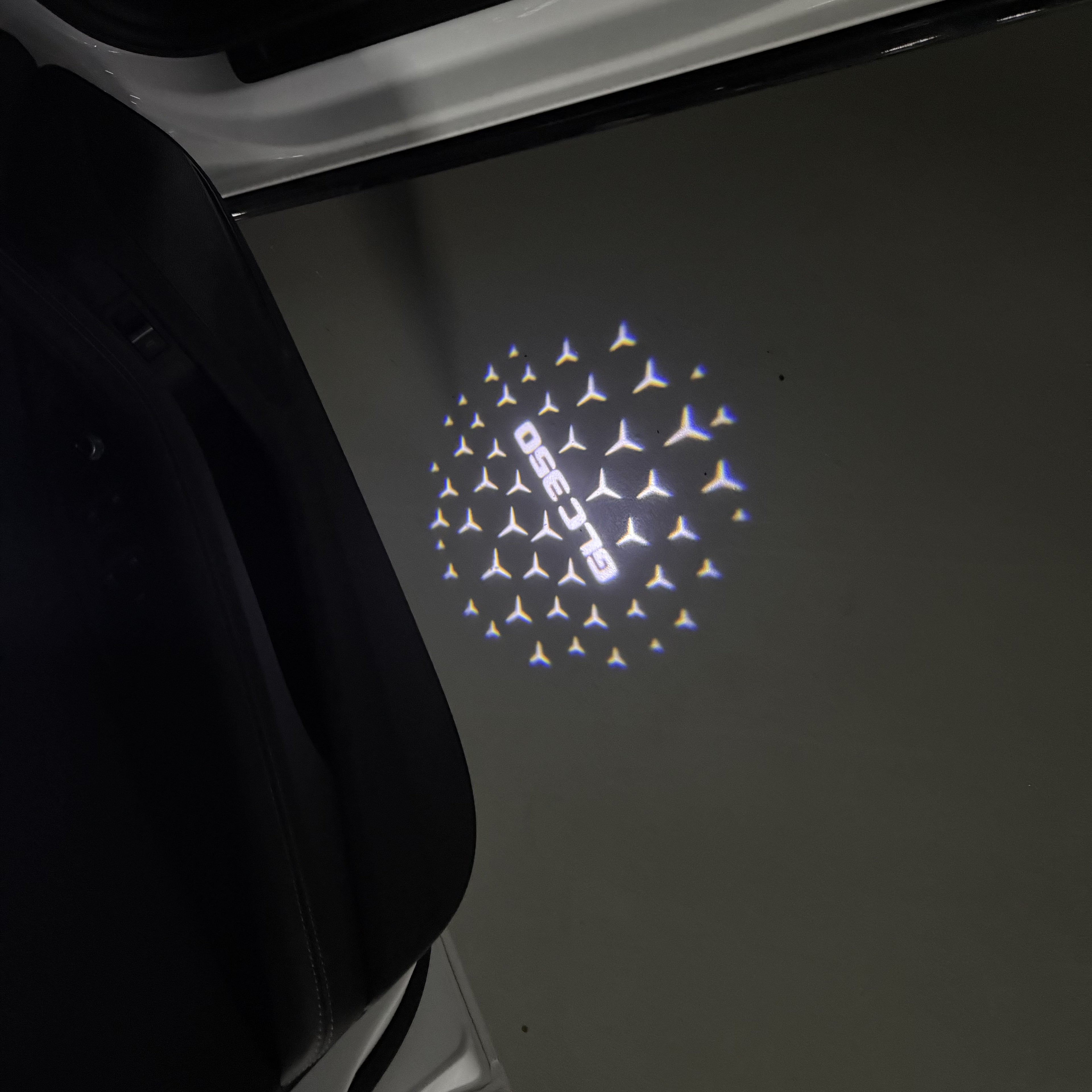 MERCEDES BENZ LOGO PROJECTOT LIGHTS Nr.03 (Menge 1 = 1 Sätze/2 Türleuchten)
