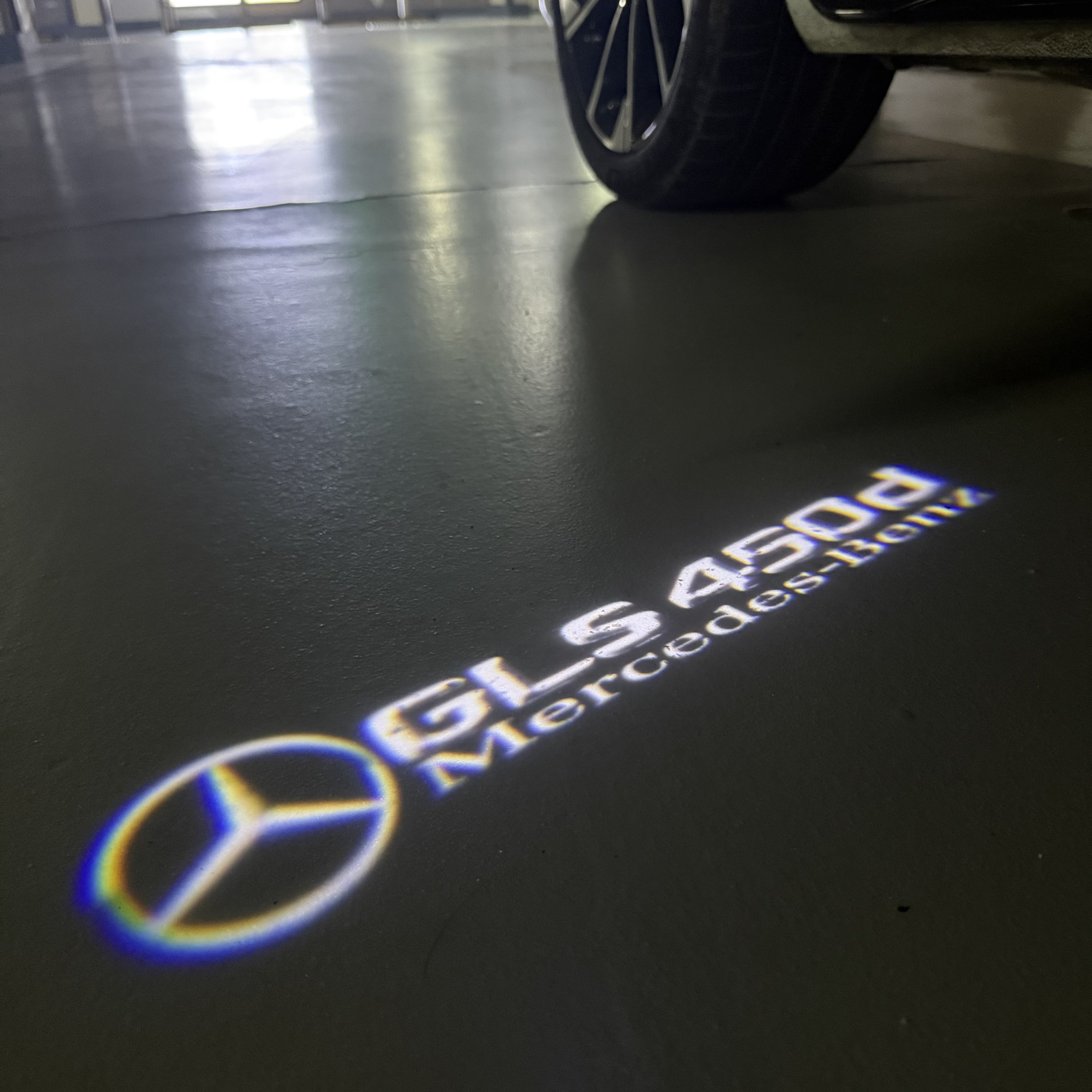 MERCEDES BENZ LOGO PROJECTOT LIGHTS Nr.03 (Menge 1 = 1 Sätze/2 Türleuchten)