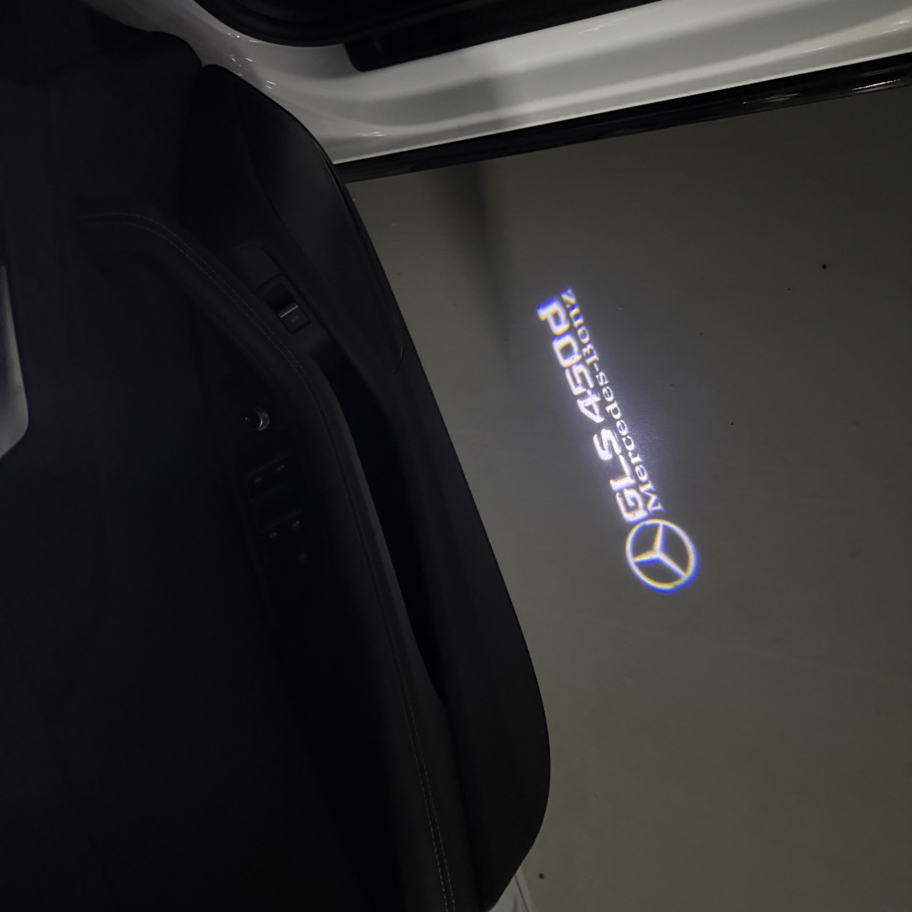 MERCEDES BENZ LOGO PROJECTOT LIGHTS Nr.03 (Menge 1 = 1 Sätze/2 Türleuchten)