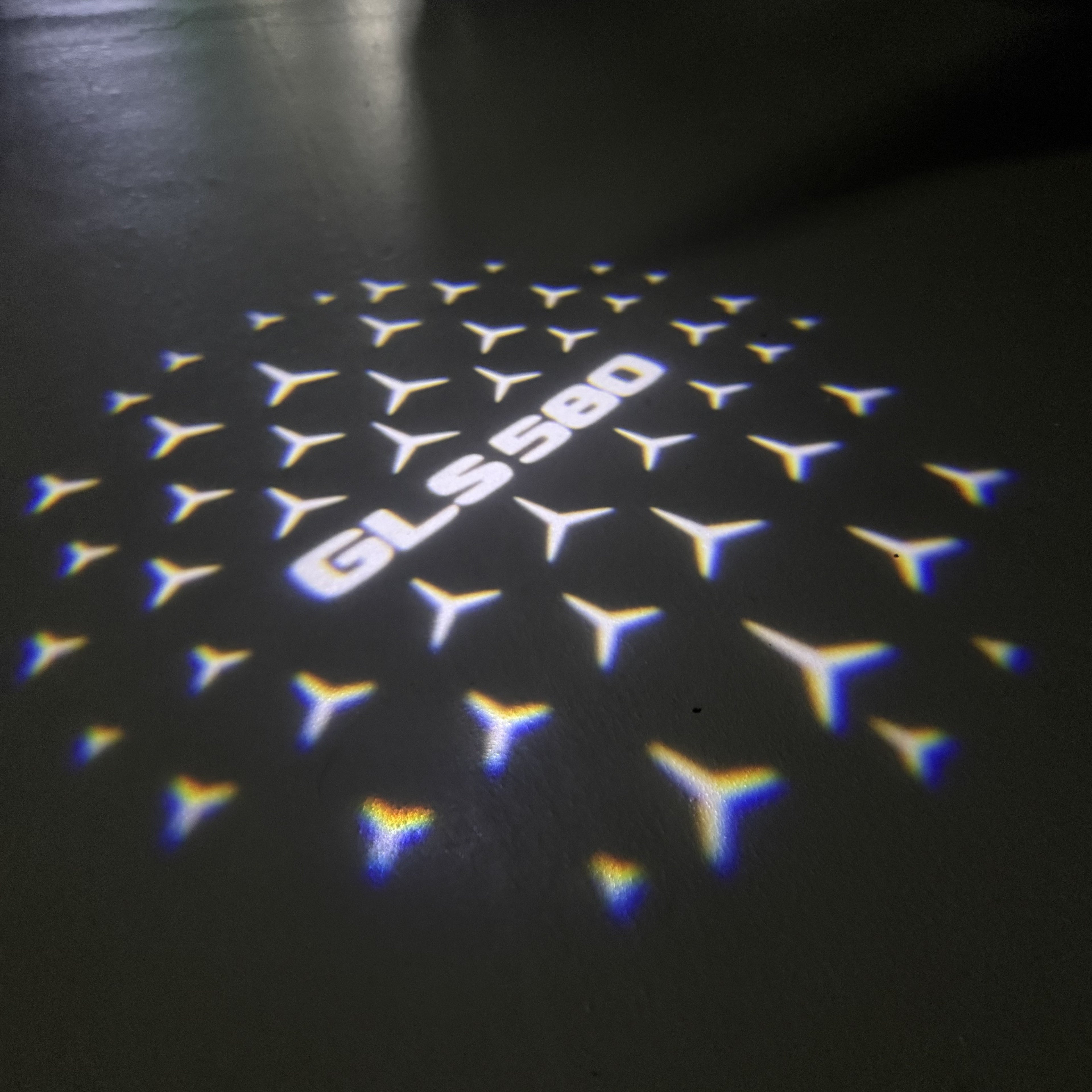 MERCEDES BENZ LOGO PROJECTOT LIGHTS Nr.03 (Menge 1 = 1 Sätze/2 Türleuchten)