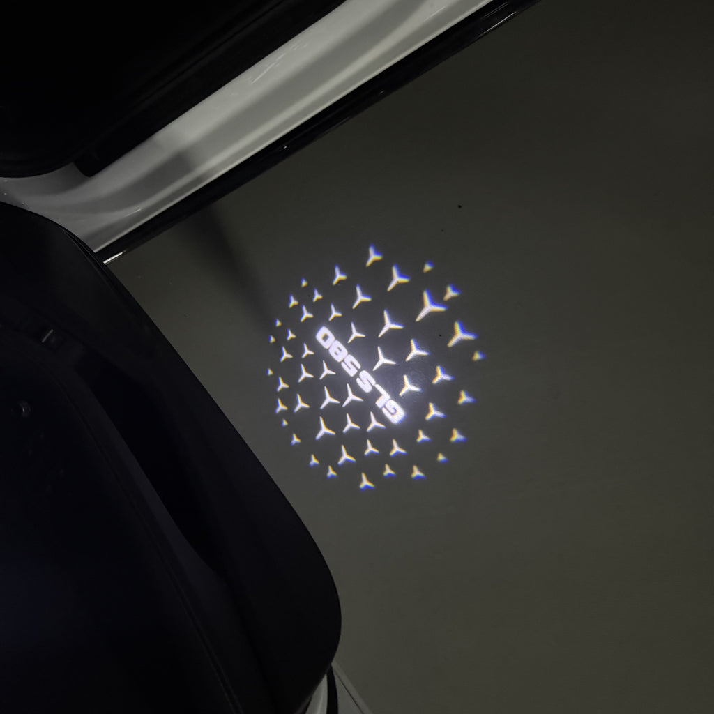 MERCEDES BENZ LOGO PROJECTOT LIGHTS Nr.03 (Menge 1 = 1 Sätze/2 Türleuchten)