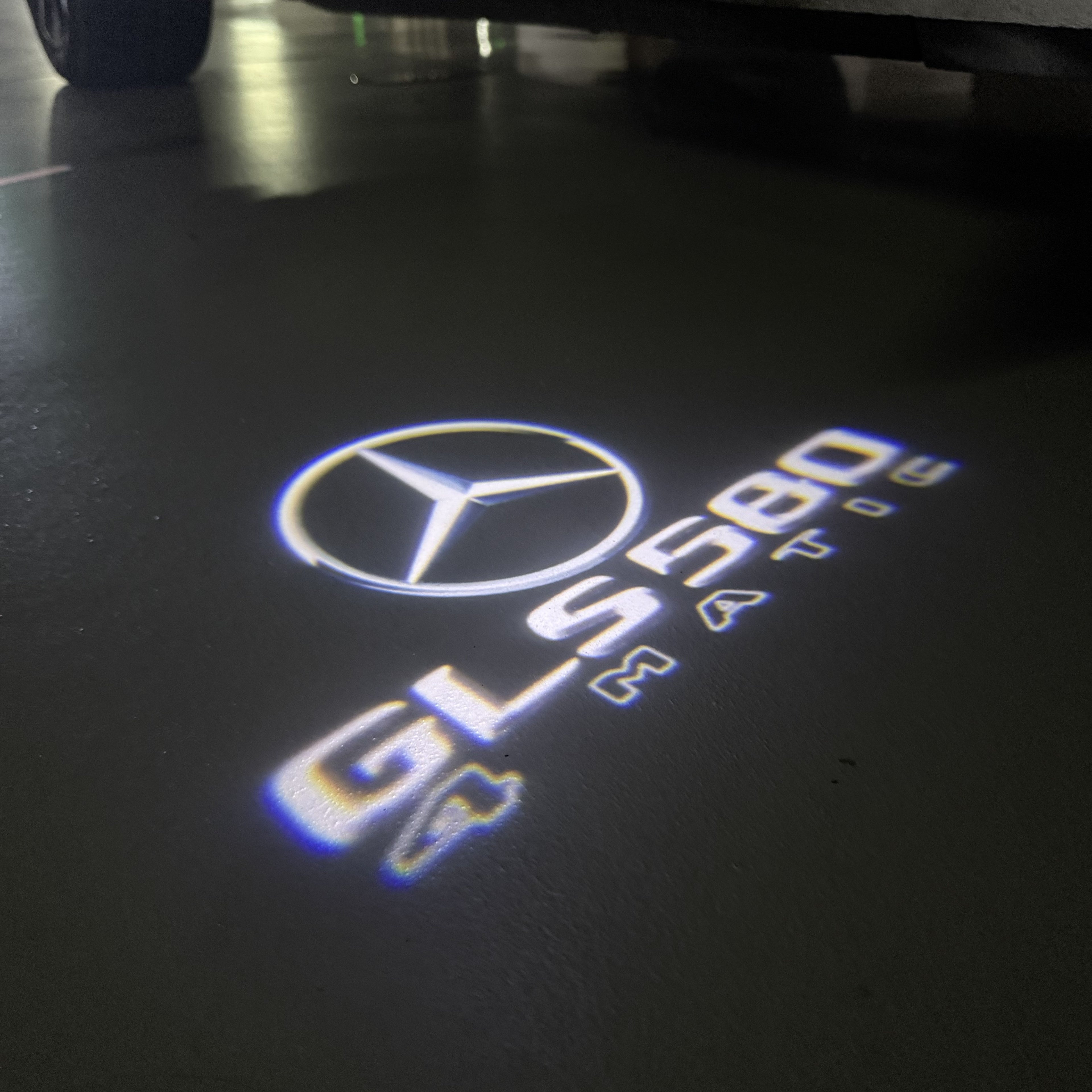 MERCEDES BENZ LOGO PROJECTOT LIGHTS Nr.03 (Menge 1 = 1 Sätze/2 Türleuchten)