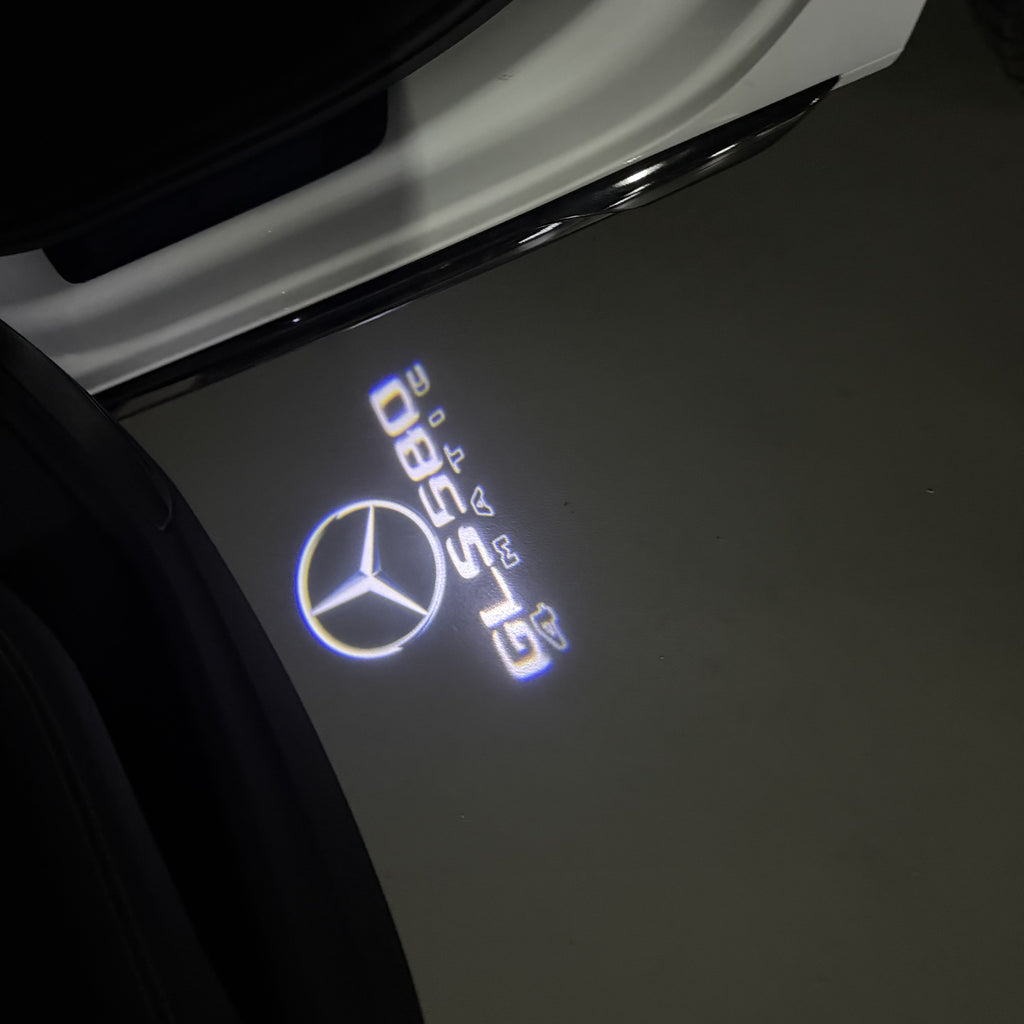MERCEDES BENZ LOGO PROJECTOT LIGHTS Nr.03 (Menge 1 = 1 Sätze/2 Türleuchten)