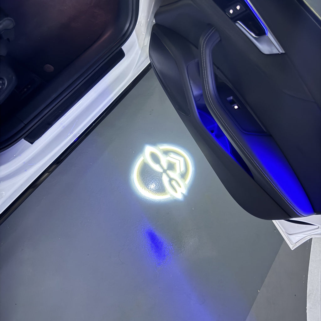 LUCES DE PROYECTOR DEL LOGOTIPO BMW M3 Nr.24 (cantidad 1 = 1 juegos / 2 luces de puerta)