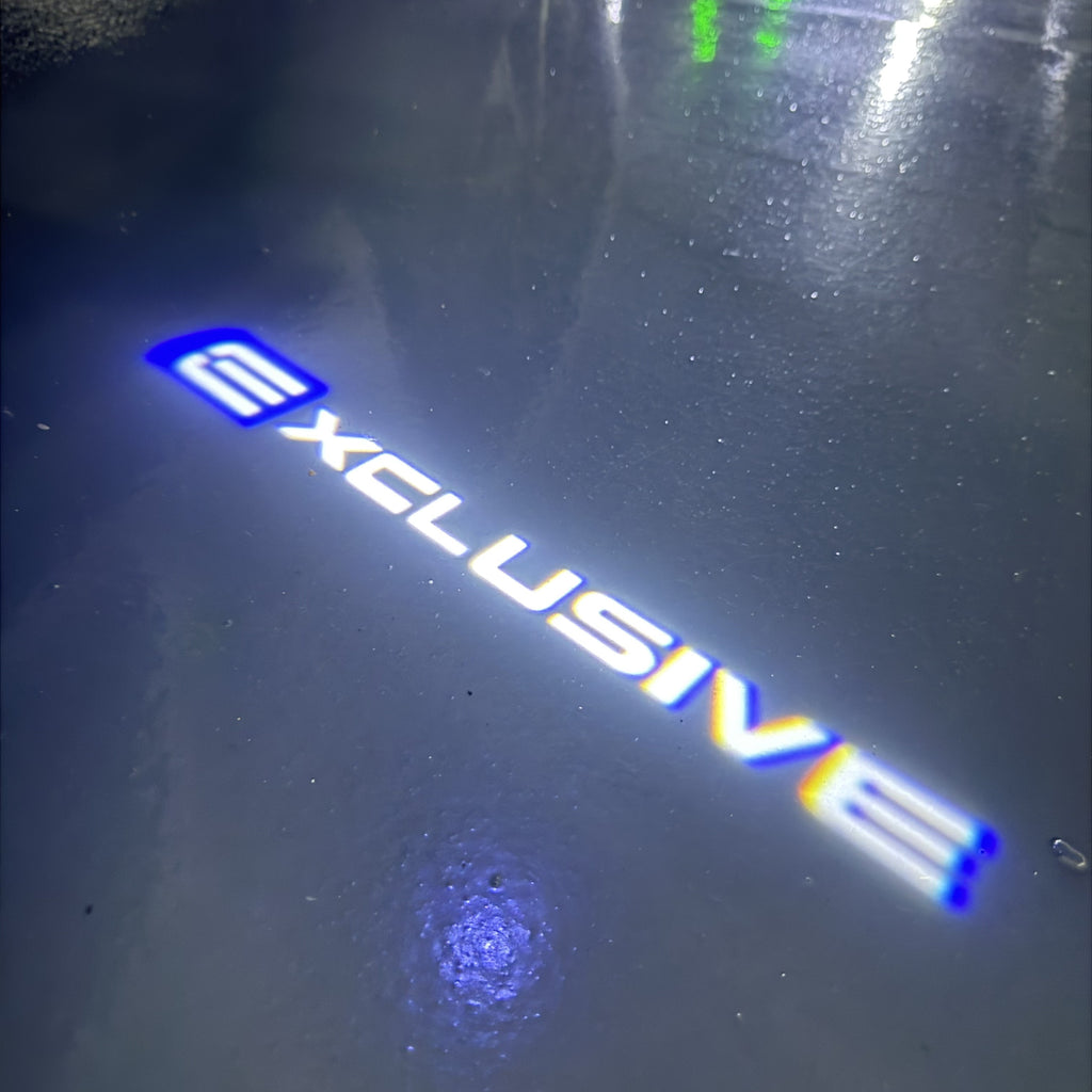 LUCES DE PROYECTOR DEL LOGOTIPO BMW M3 Nr.24 (cantidad 1 = 1 juegos / 2 luces de puerta)