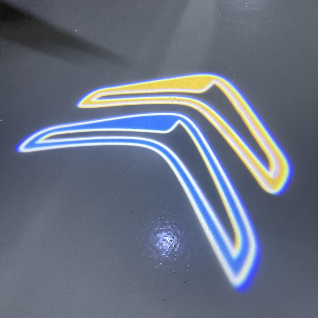 LUCES DE PROYECTOR DEL LOGOTIPO BMW M3 Nr.24 (cantidad 1 = 1 juegos / 2 luces de puerta)