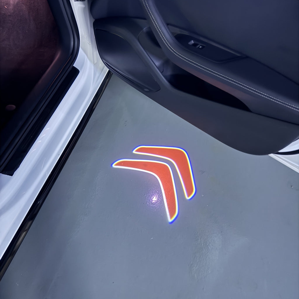 LUCES DE PROYECTOR DEL LOGOTIPO BMW M3 Nr.24 (cantidad 1 = 1 juegos / 2 luces de puerta)