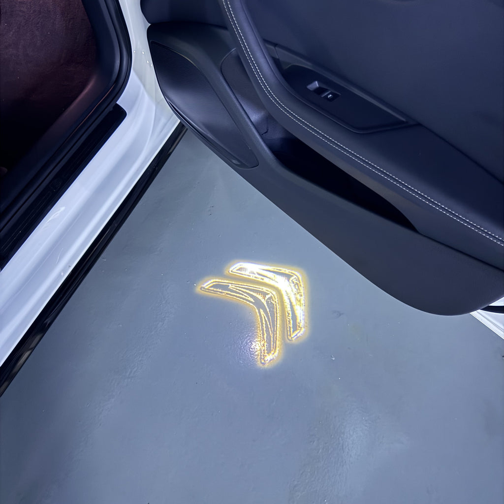 LUCES DE PROYECTOR DEL LOGOTIPO BMW M3 Nr.24 (cantidad 1 = 1 juegos / 2 luces de puerta)