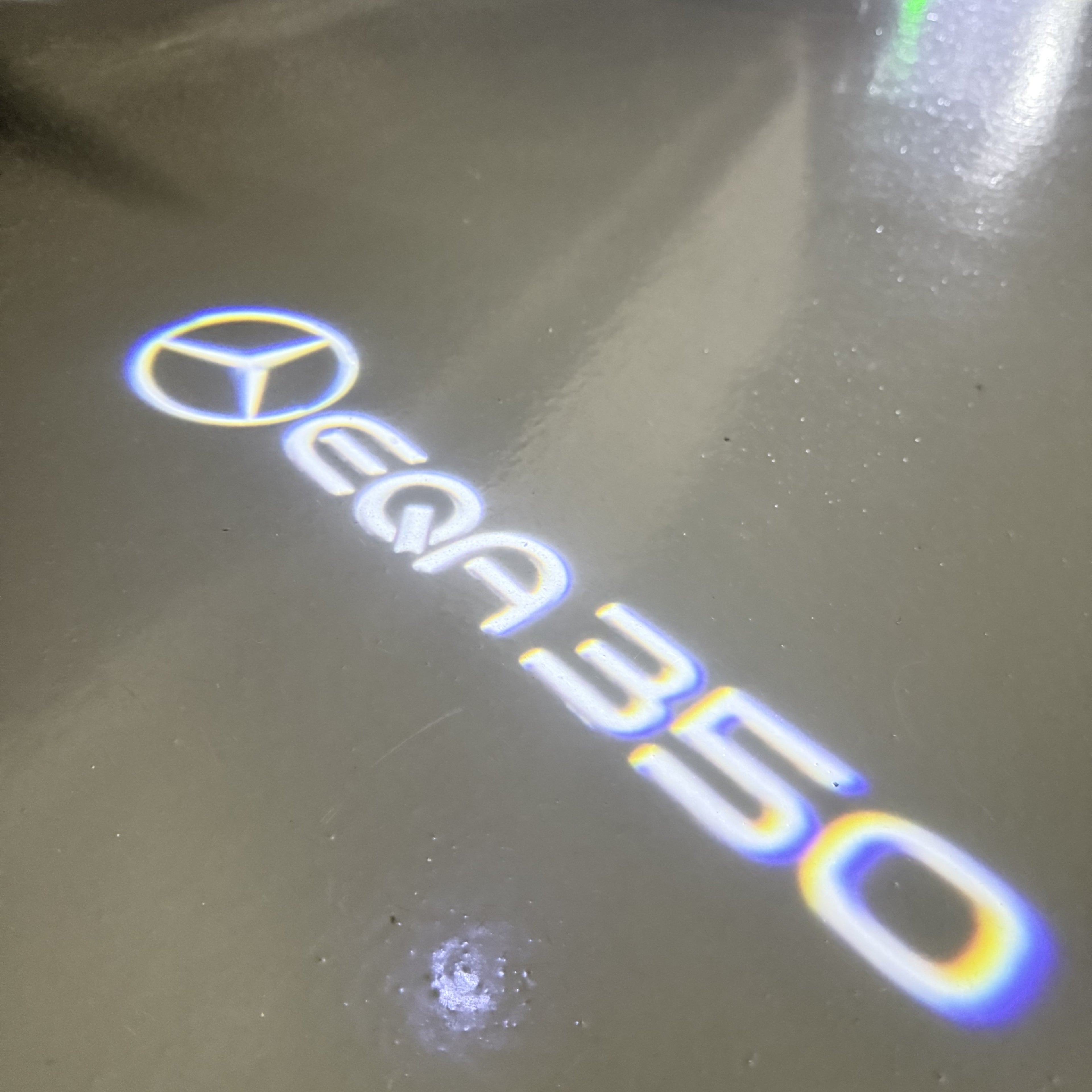MERCEDES BENZ LOGO PROJECTOT LIGHTS Nr.03 (Menge 1 = 1 Sätze/2 Türleuchten)