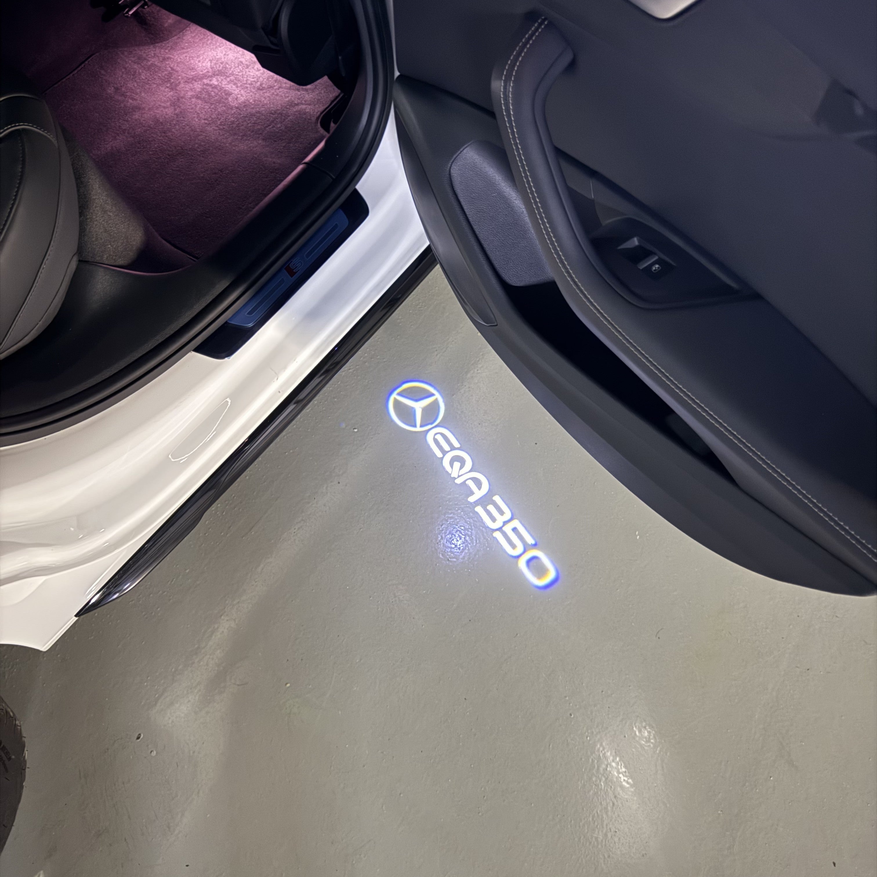 MERCEDES BENZ LOGO PROJECTOT LIGHTS Nr.03 (Menge 1 = 1 Sätze/2 Türleuchten)