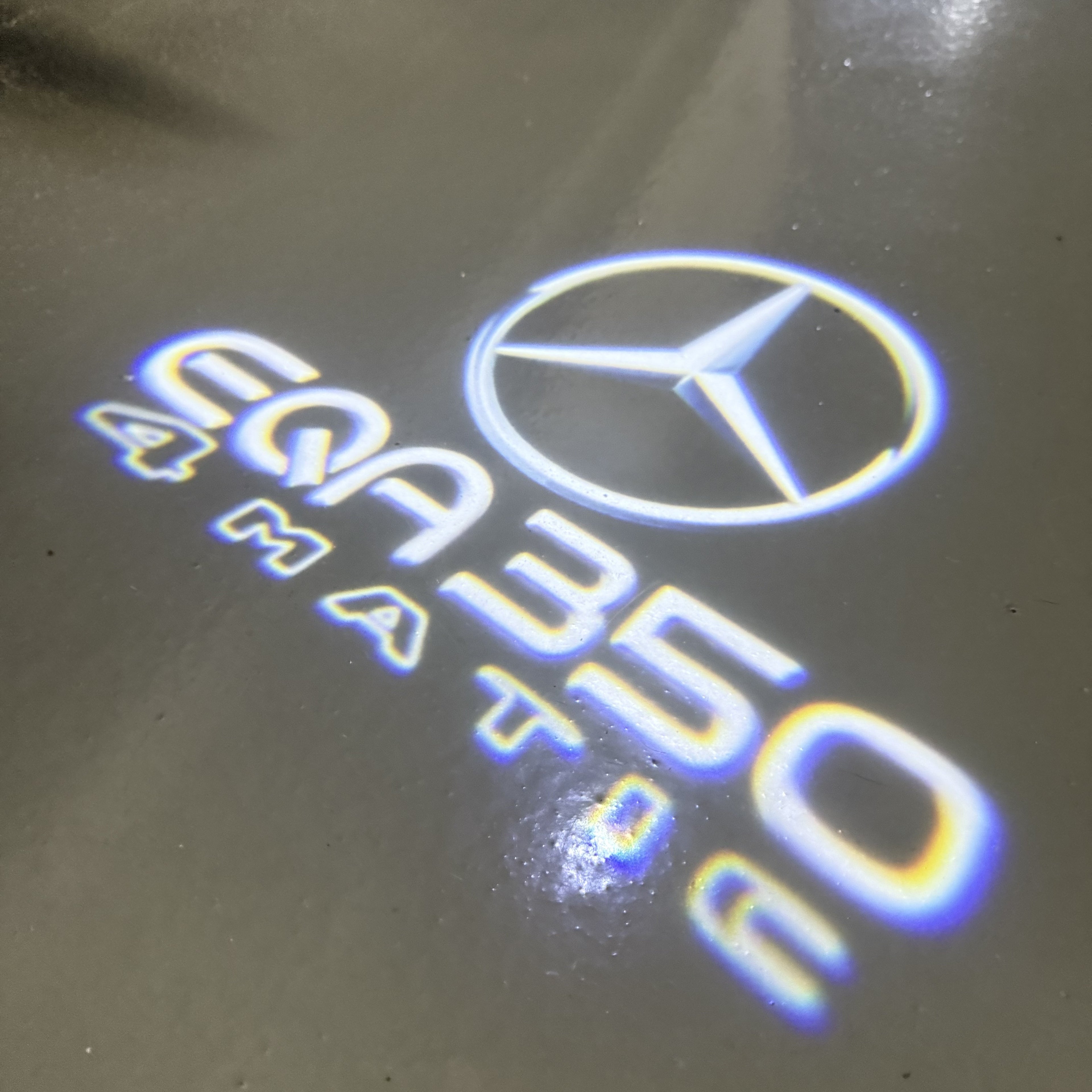 MERCEDES BENZ LOGO PROJECTOT LIGHTS Nr.03 (Menge 1 = 1 Sätze/2 Türleuchten)