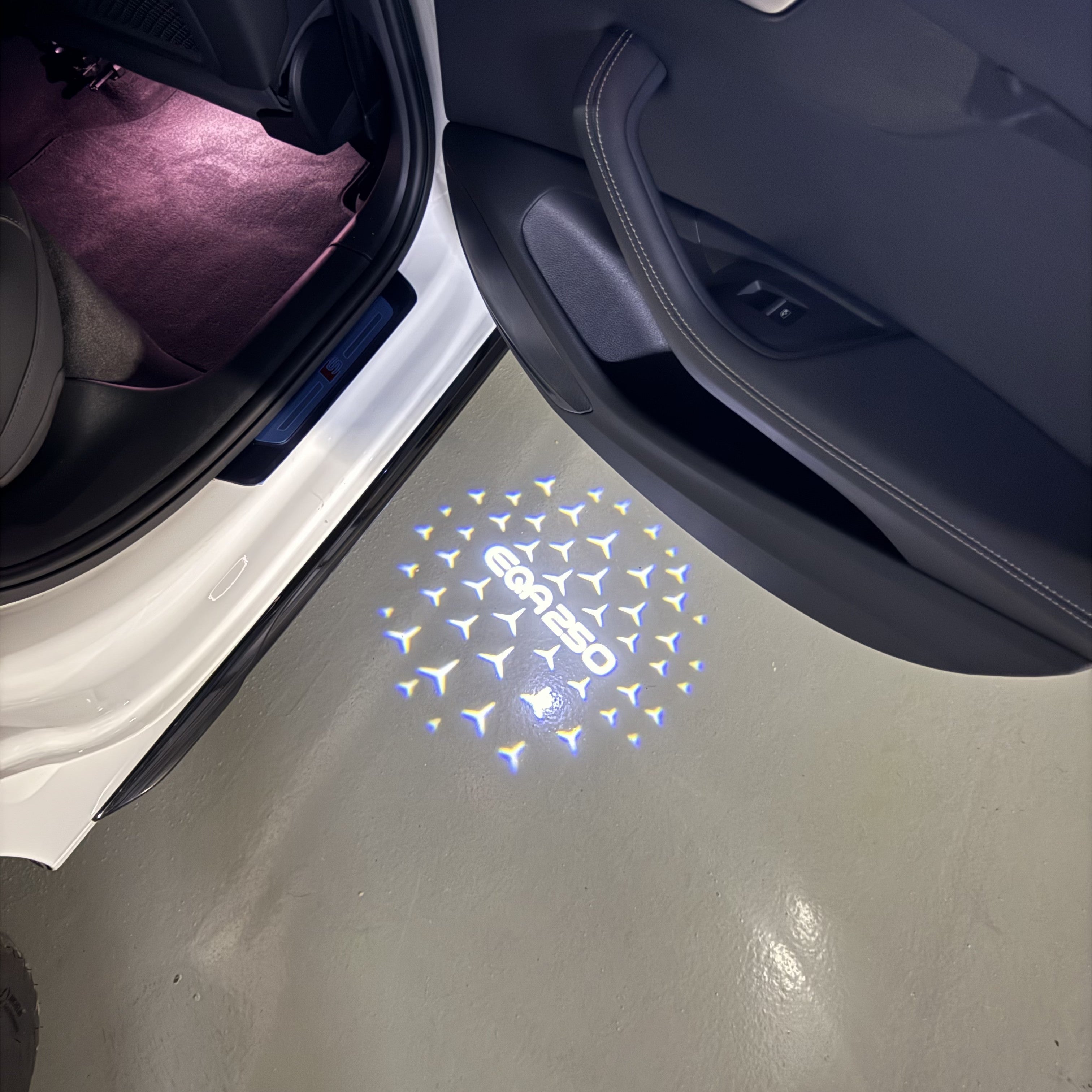 MERCEDES BENZ LOGO PROJECTOT LIGHTS Nr.03 (Menge 1 = 1 Sätze/2 Türleuchten)