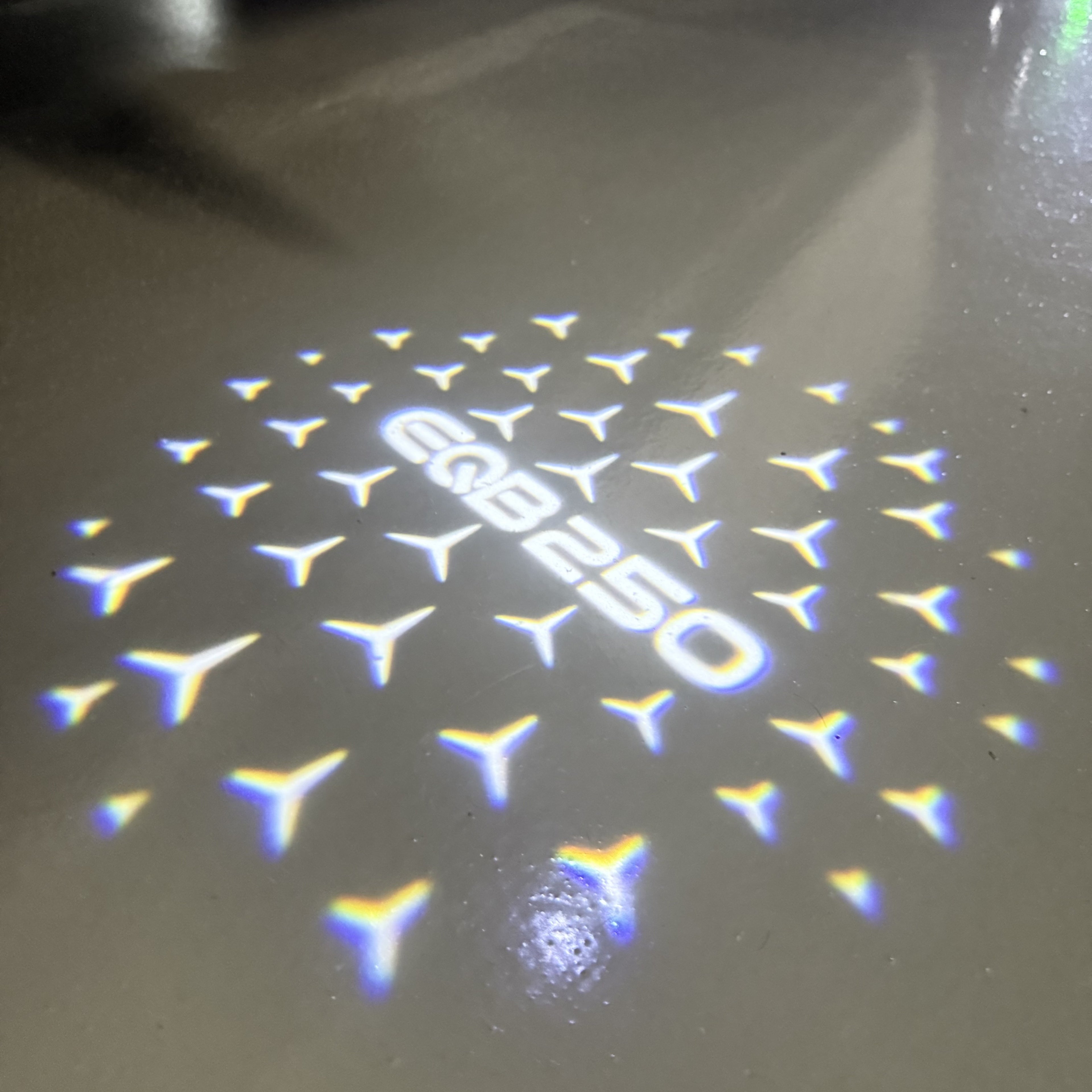 MERCEDES BENZ LOGO PROJECTOT LIGHTS Nr.03 (Menge 1 = 1 Sätze/2 Türleuchten)