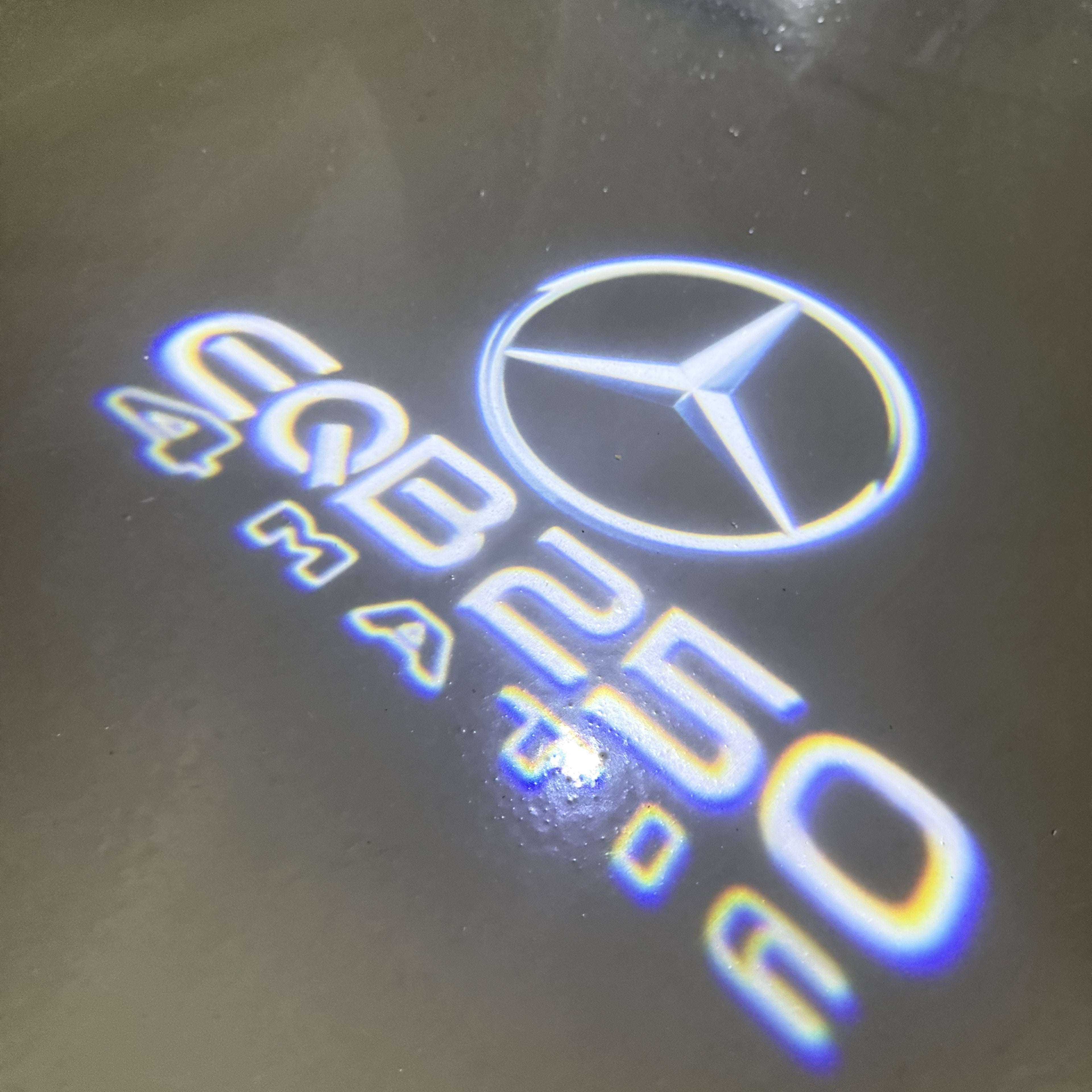 MERCEDES BENZ LOGO PROJECTOT LIGHTS Nr.03 (Menge 1 = 1 Sätze/2 Türleuchten)
