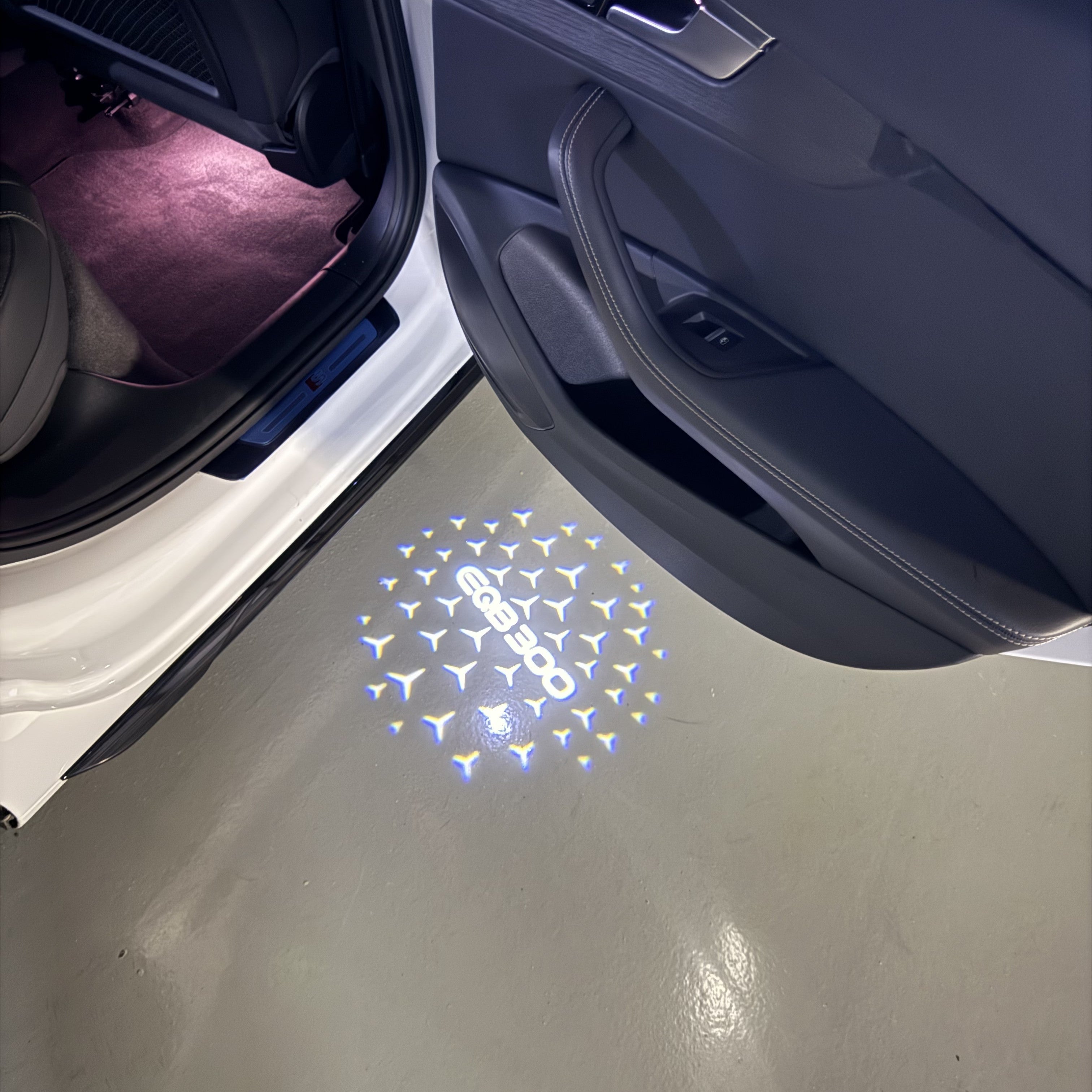 MERCEDES BENZ LOGO PROJECTOT LIGHTS Nr.03 (Menge 1 = 1 Sätze/2 Türleuchten)