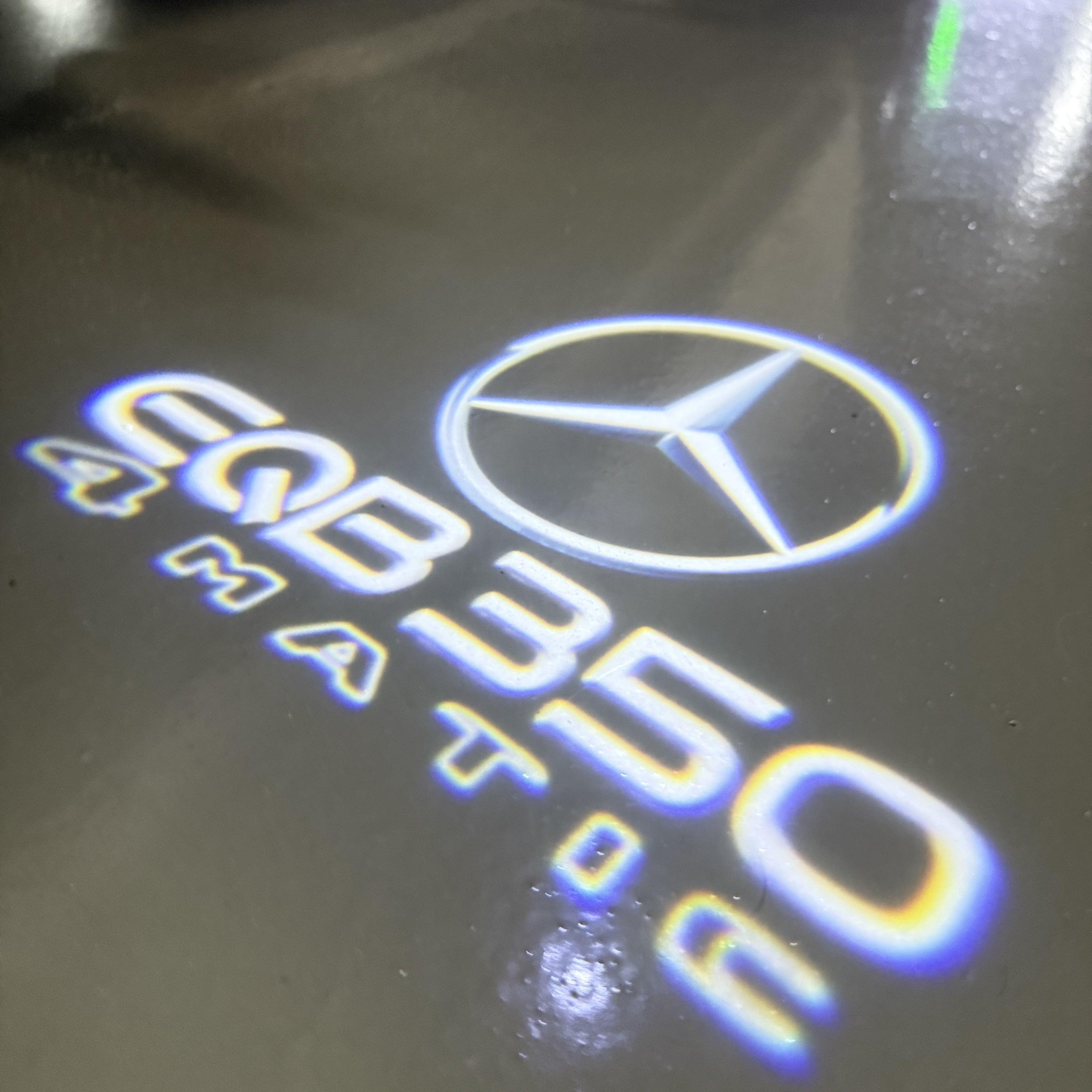 MERCEDES BENZ LOGO PROJECTOT LIGHTS Nr.03 (Menge 1 = 1 Sätze/2 Türleuchten)