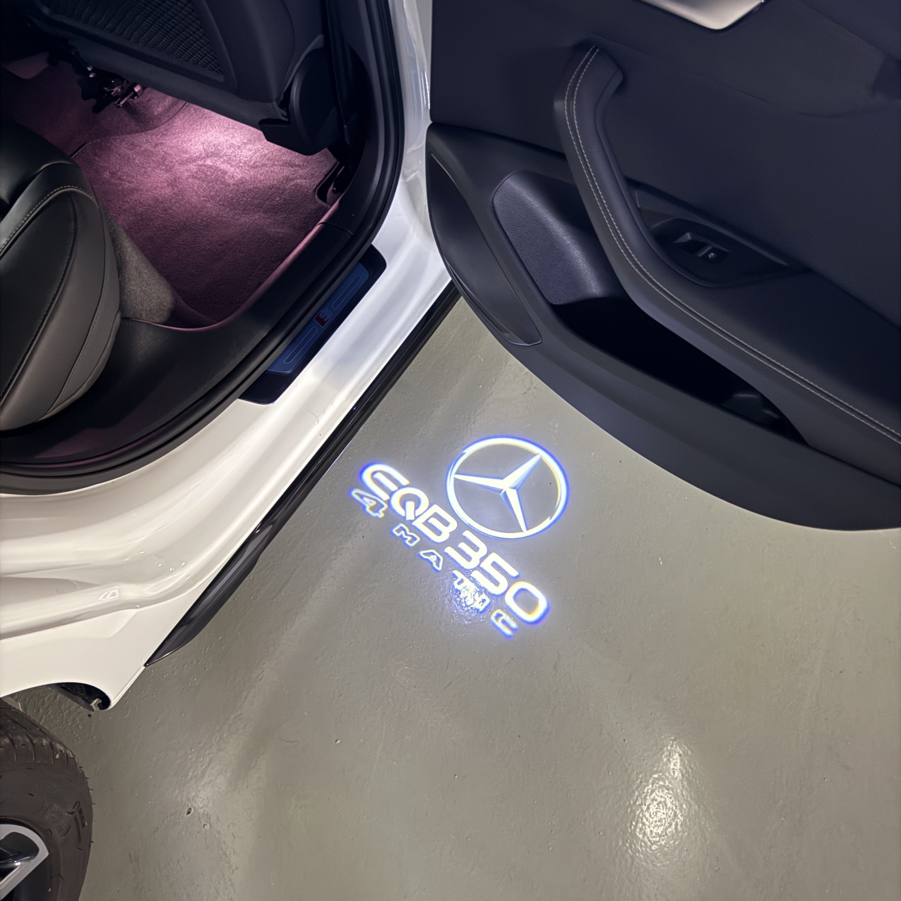 MERCEDES BENZ LOGO PROJECTOT LIGHTS Nr.03 (Menge 1 = 1 Sätze/2 Türleuchten)