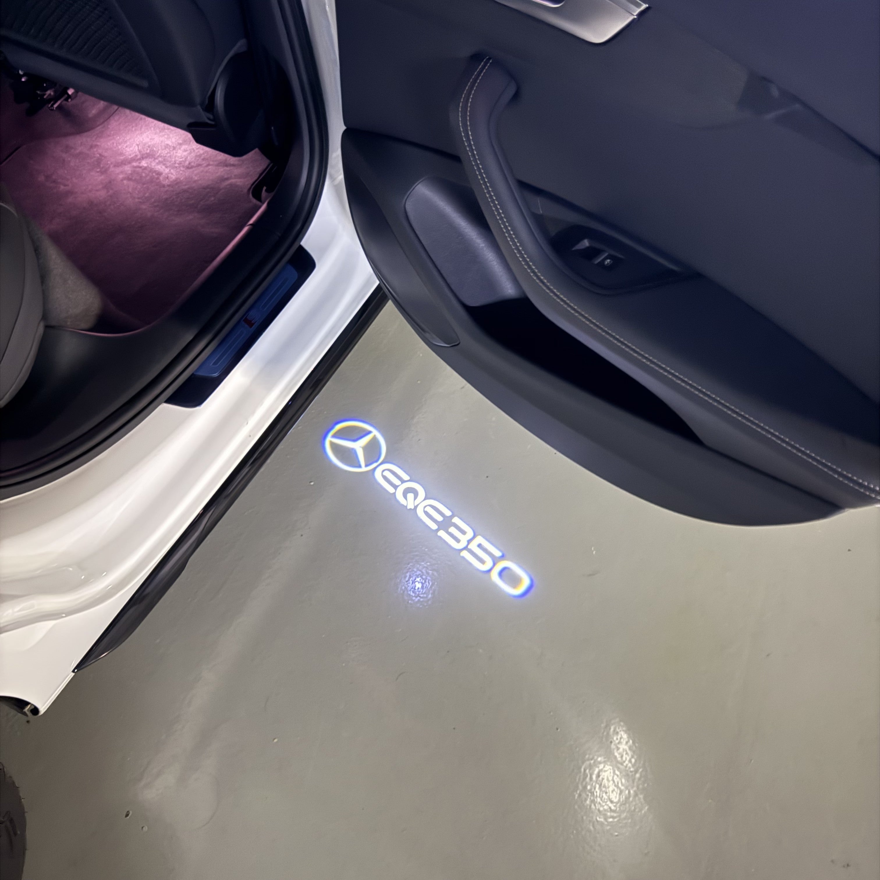 MERCEDES BENZ LOGO PROJECTOT LIGHTS Nr.03 (Menge 1 = 1 Sätze/2 Türleuchten)