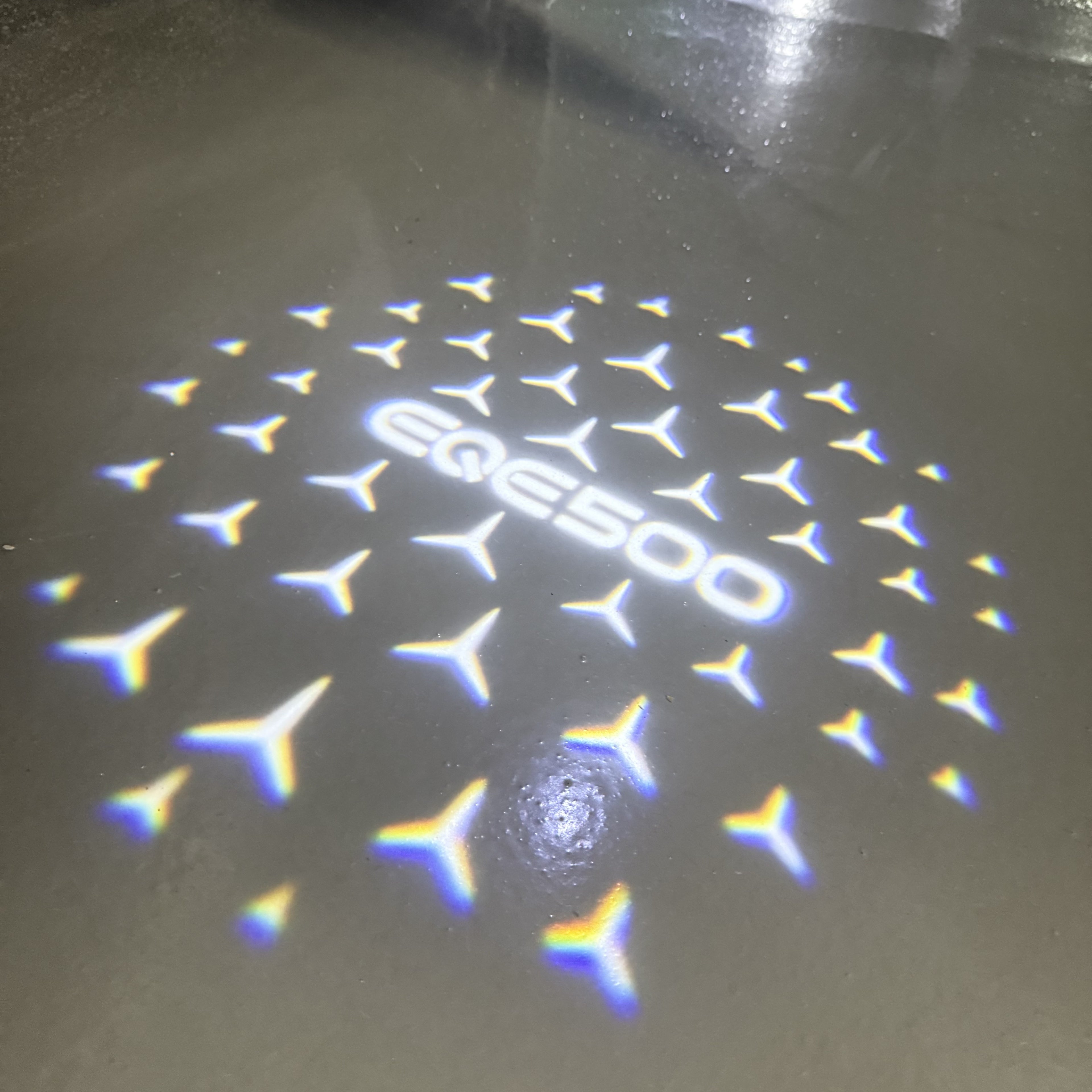LUCI PROIETTORI LOGO MERCEDES BENZ Nr.03 (quantità 1 = 1 set / 2 luci porta)