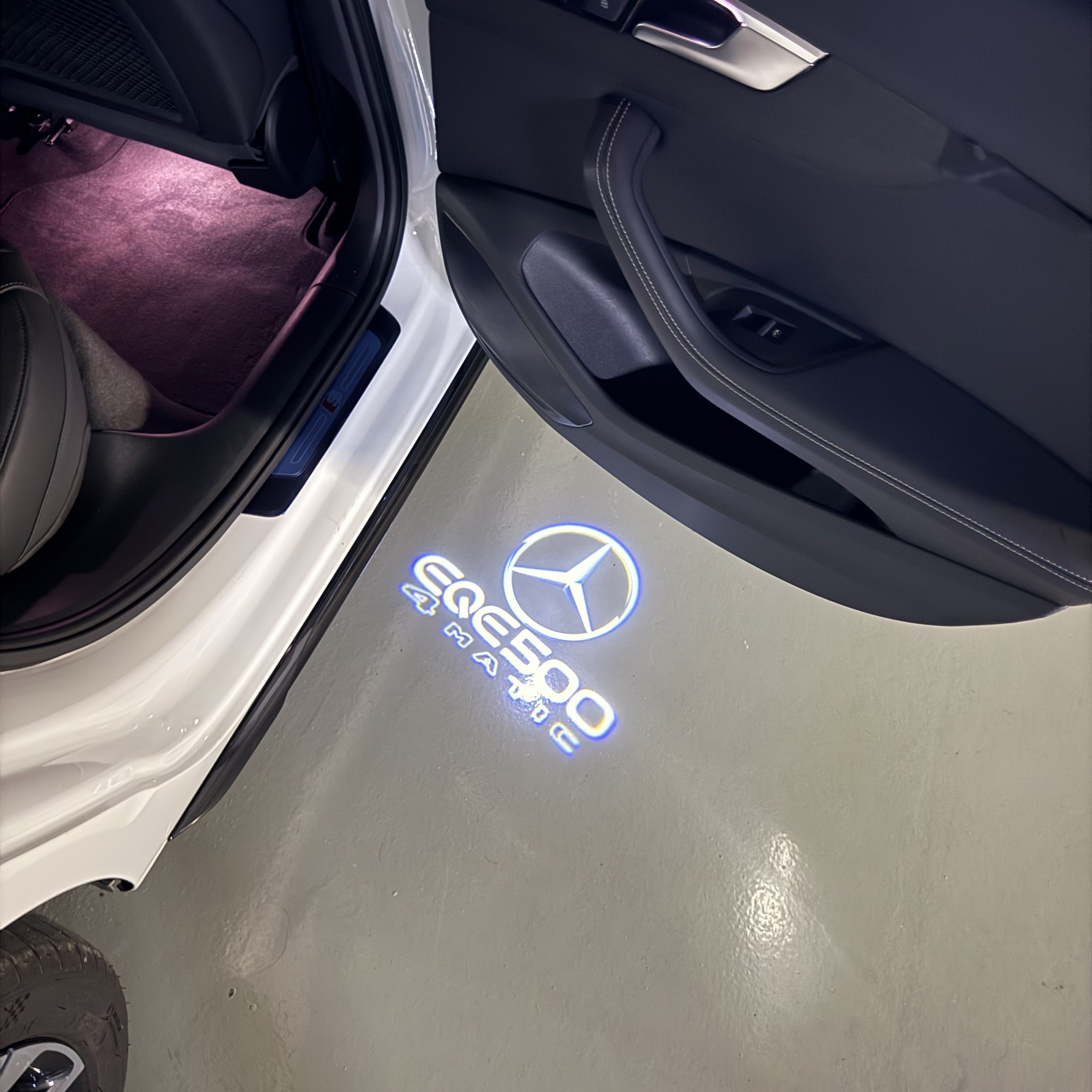 MERCEDES BENZ LOGO PROJECTOT LIGHTS Nr.03 (Menge 1 = 1 Sätze/2 Türleuchten)
