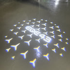 LUCI PROIETTORI LOGO MERCEDES BENZ Nr.03 (quantità 1 = 1 set / 2 luci porta)