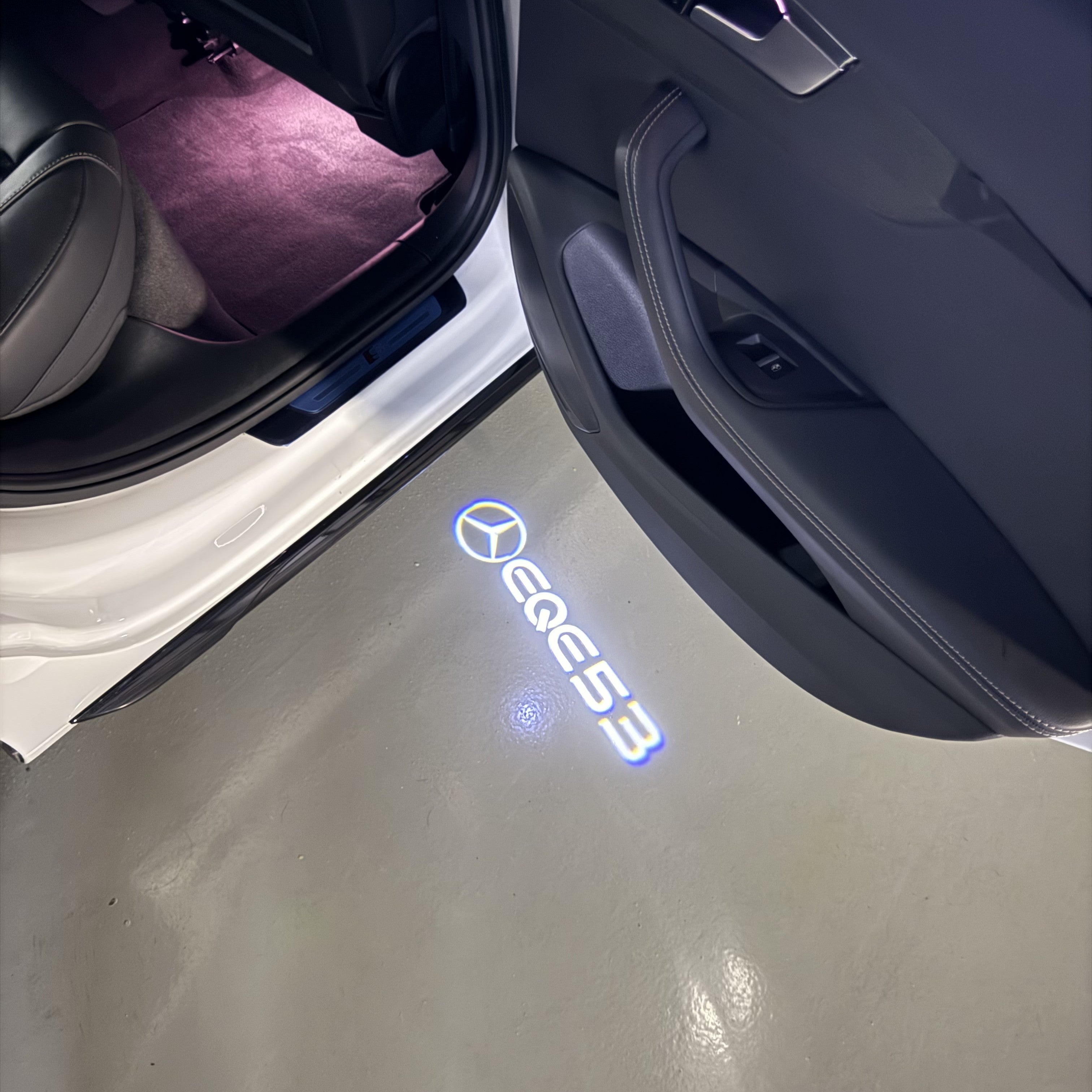 MERCEDES BENZ LOGO PROJECTOT LIGHTS Nr.03 (Menge 1 = 1 Sätze/2 Türleuchten)
