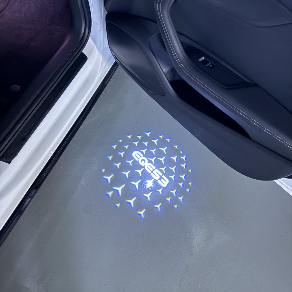 MERCEDES BENZ LOGO PROJECTOT LIGHTS Nr.03 (Menge 1 = 1 Sätze/2 Türleuchten)